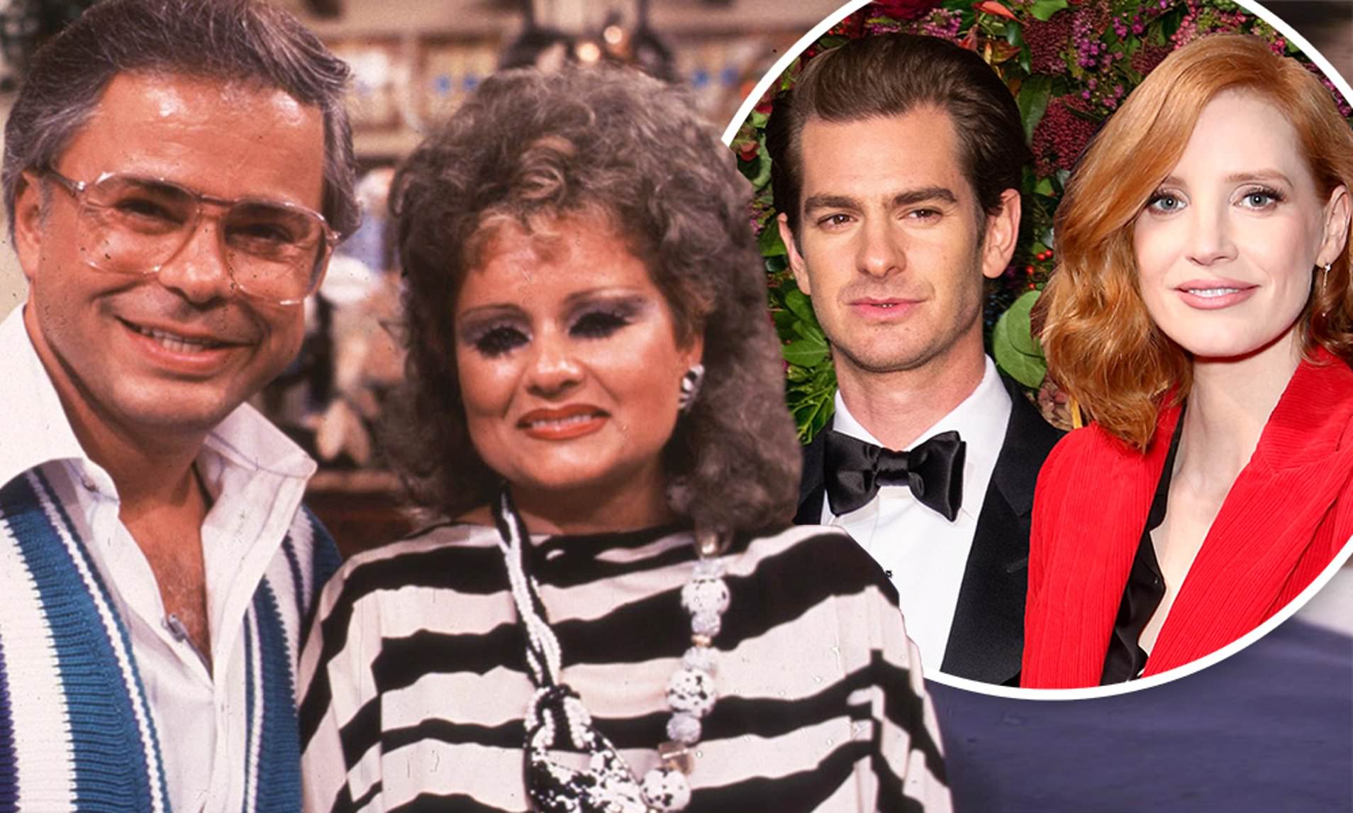 The Eyes of Tammy Faye, Jessica Chastain e Andrew Garfield irriconoscibili