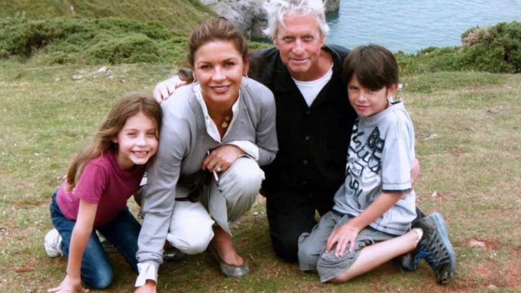 Catherine Zeta-Jones e la sua famiglia