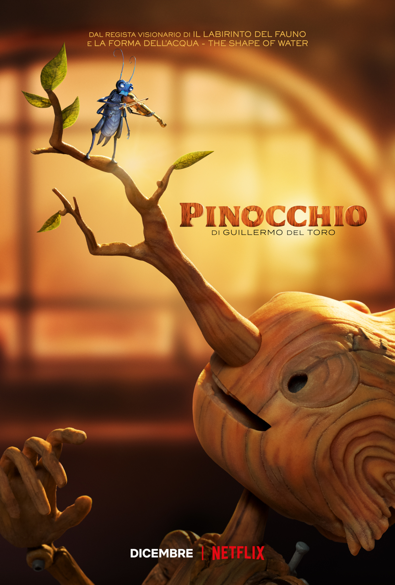 Pinocchio Di Guillermo Del Toro Poster