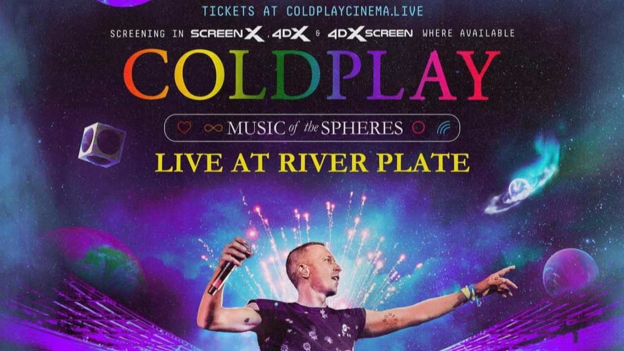 Coldplay-Music Of The Spheres: Live At River Plate al cinema solo il 19, 20, 21 aprile