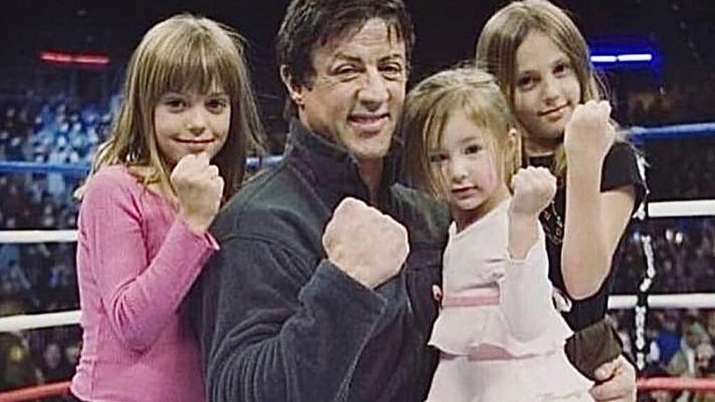 Sylvester Stallone ha tre figlie