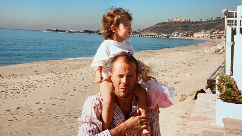 Bruce Willis con la figlia Rumer