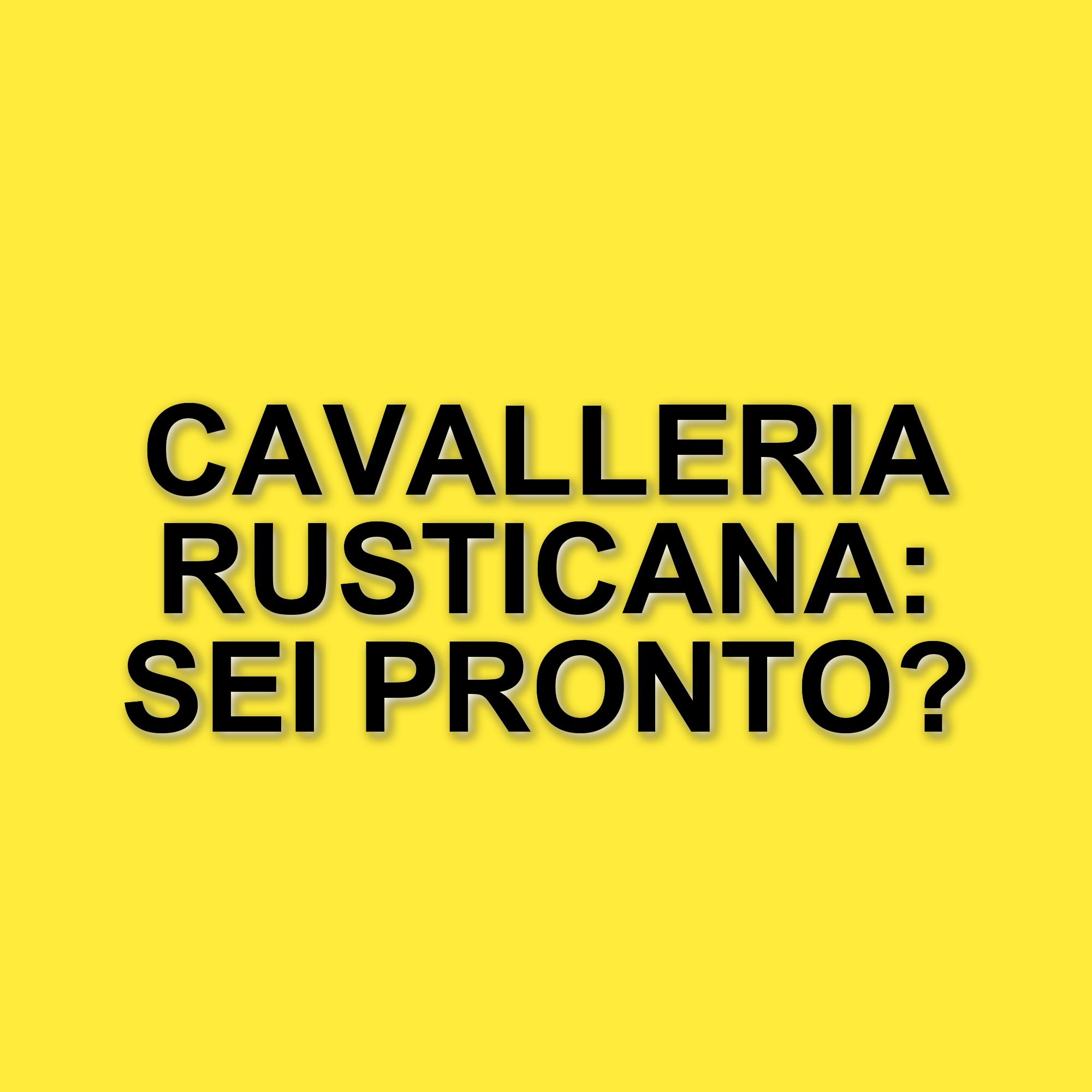 Taormina apre la stagione lirica con 'Cavalleria rusticana' di Pietro Mascagni