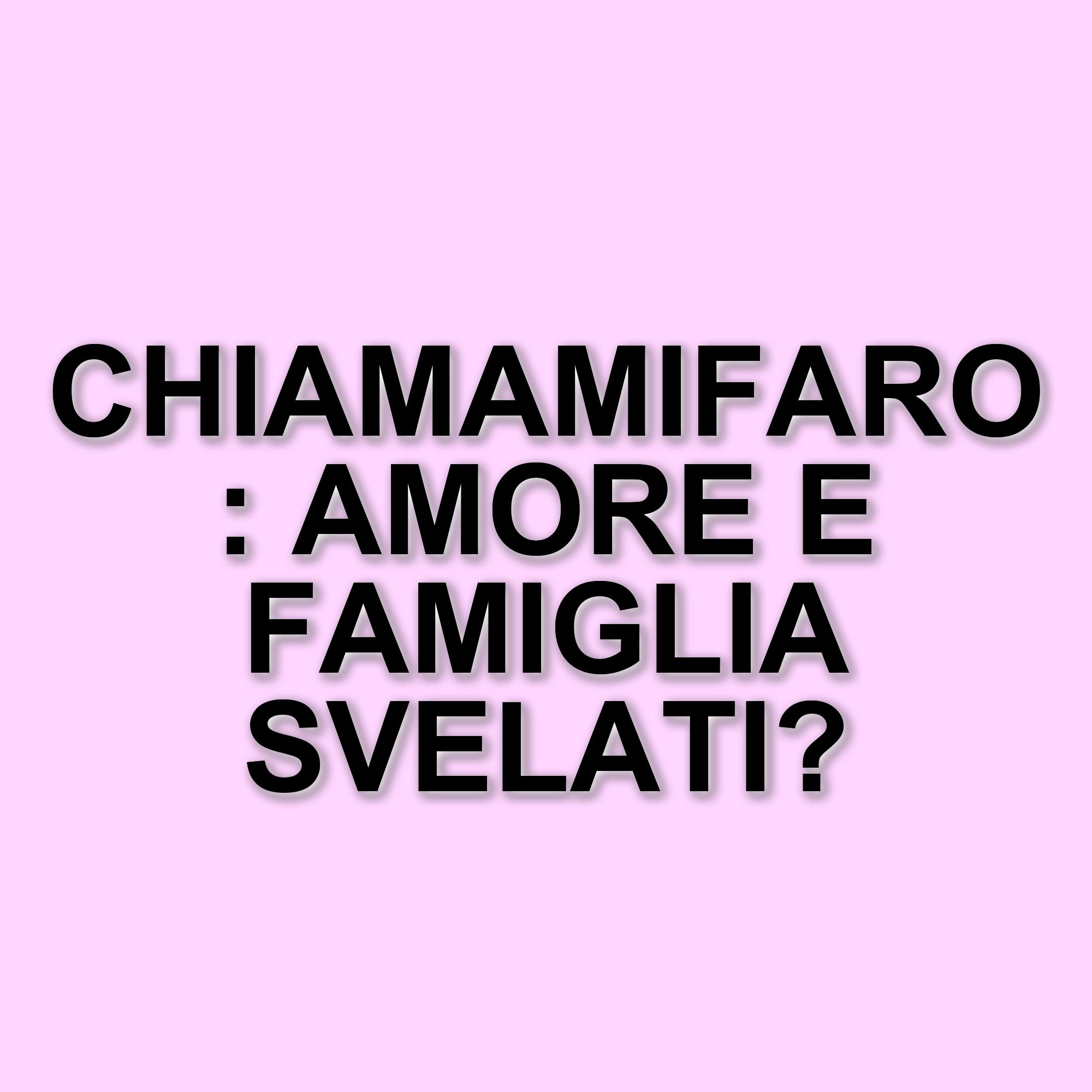 Chiamamifaro rivela dettagli sul fidanzato durante l'intervista a Verissimo