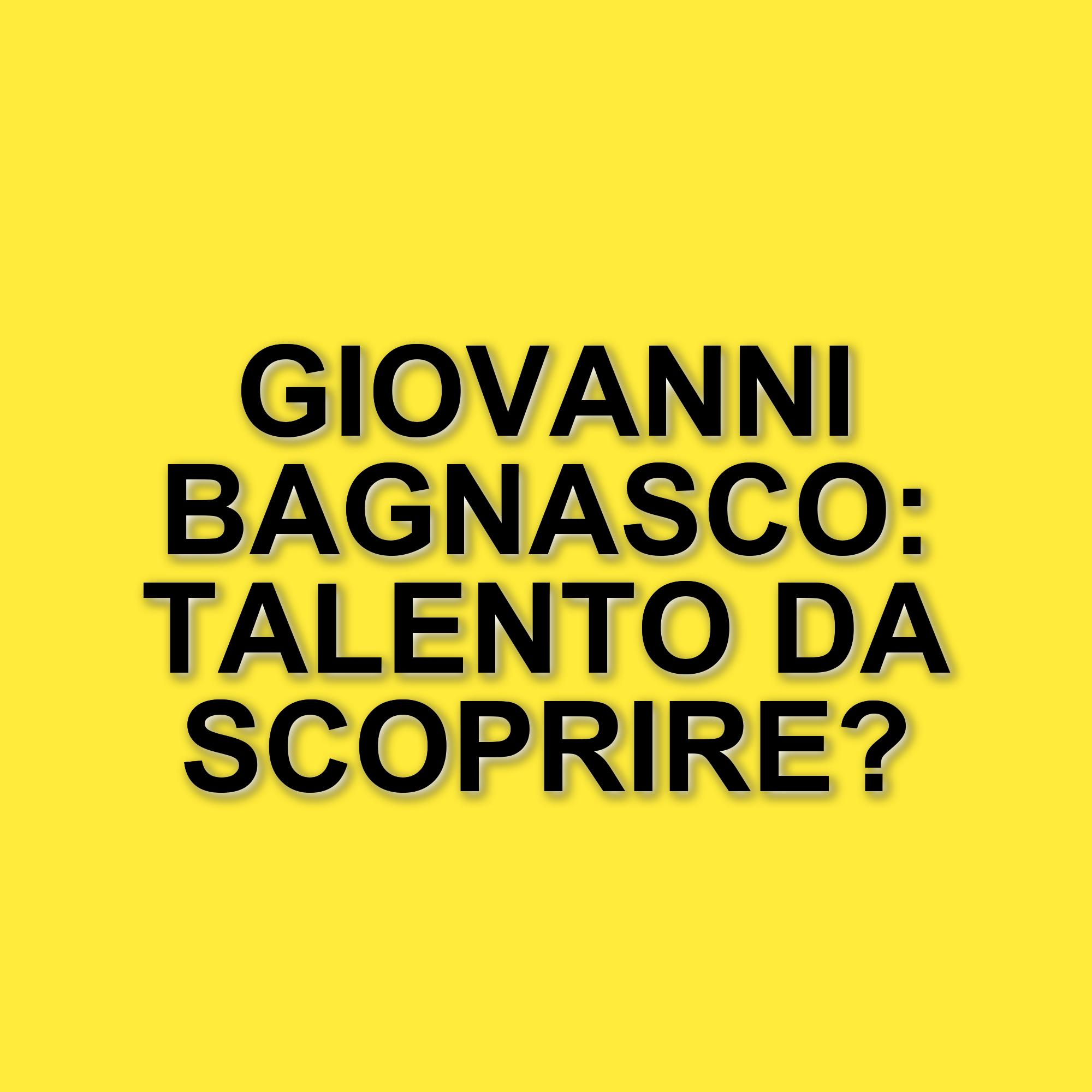 Giovanni Bagnasco: il giovane attore che emoziona in L’arte della gioia