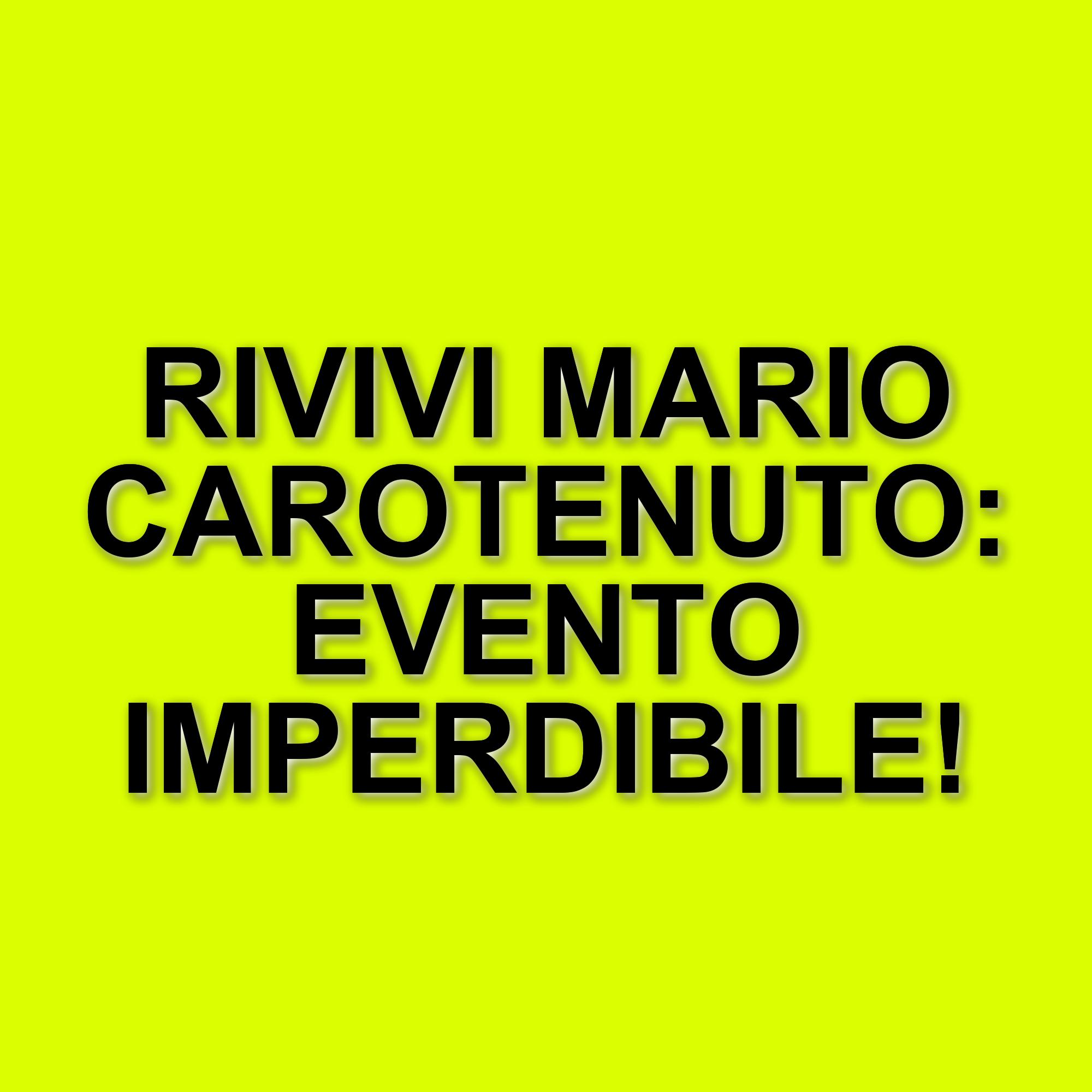 Celebrazione di Mario Carotenuto: un tributo all'attore simbolo della Commedia all'Italiana