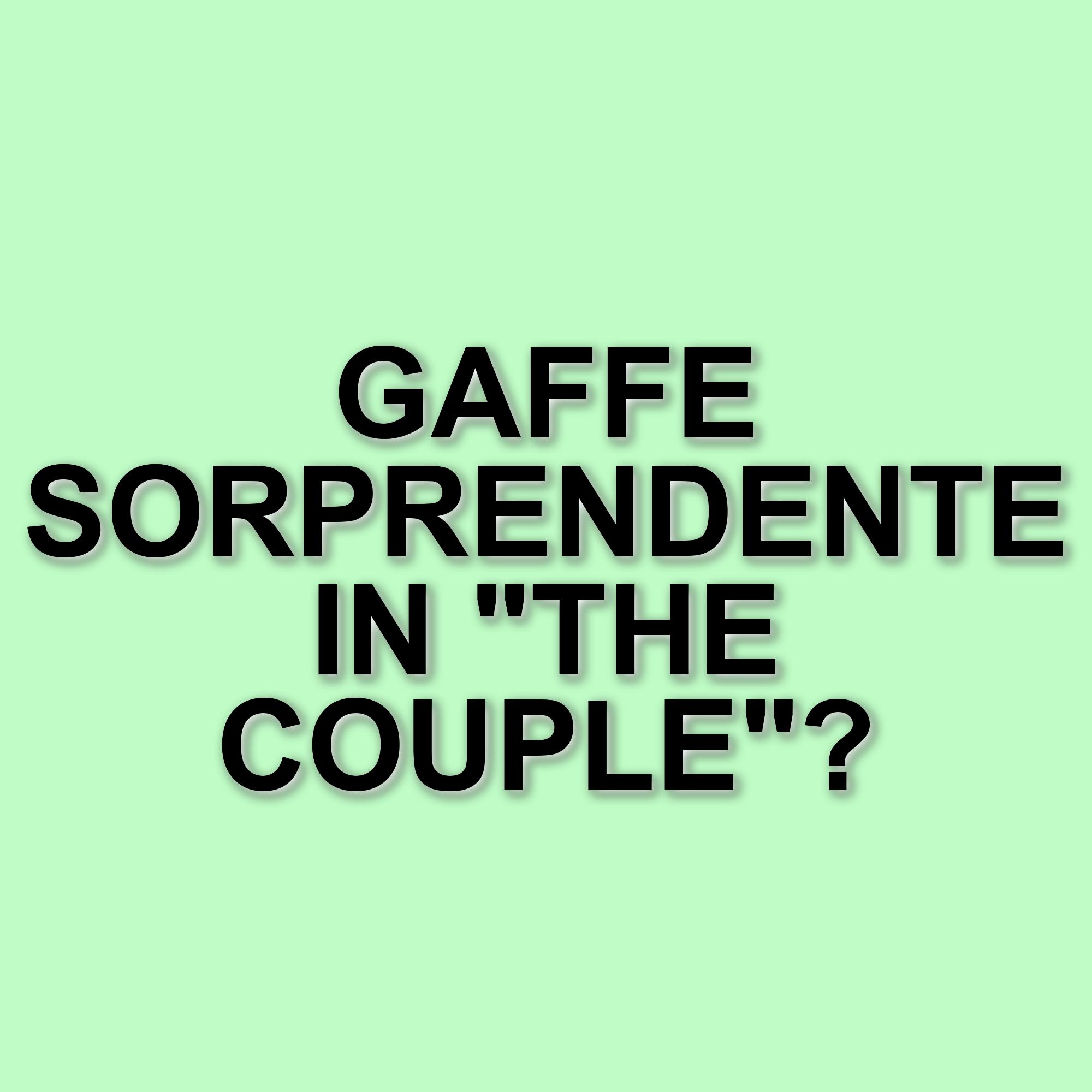 La gaffe di The Couple: il nome sbagliato di Helena Prestes fa il giro dei social