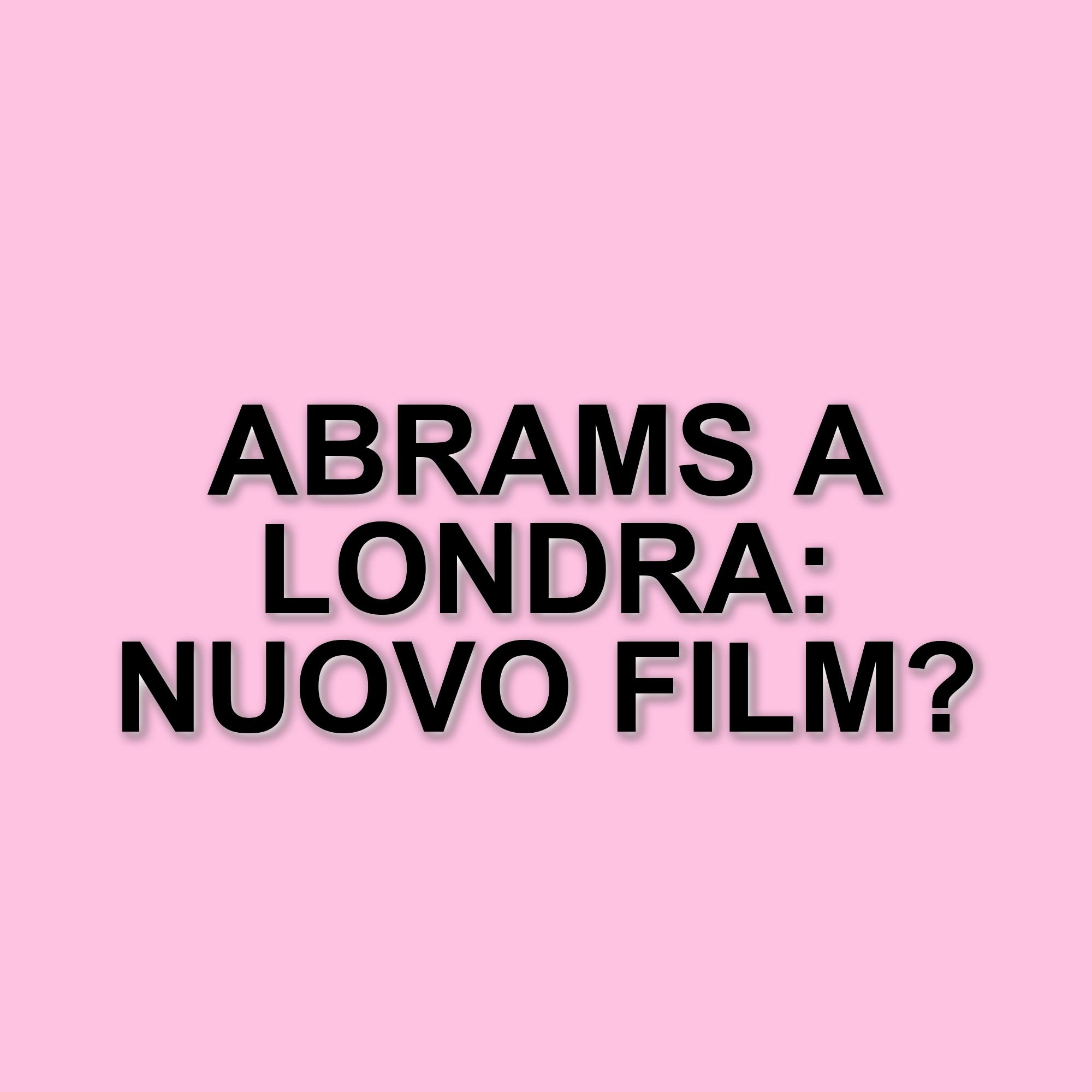 J.J. Abrams torna alla regia: inizio delle riprese del suo nuovo film a Londra