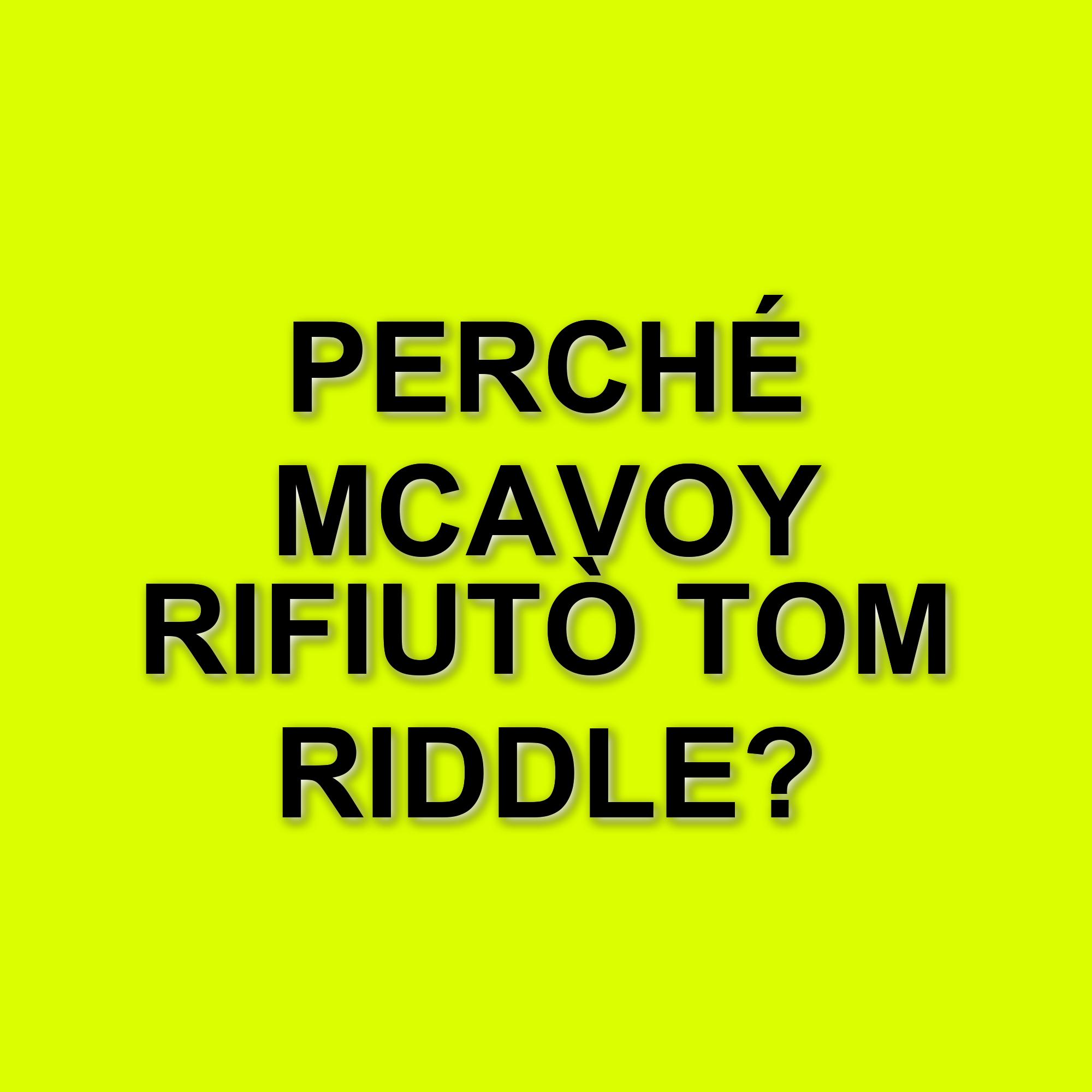 La storia inedita di James McAvoy e il provino per Harry Potter