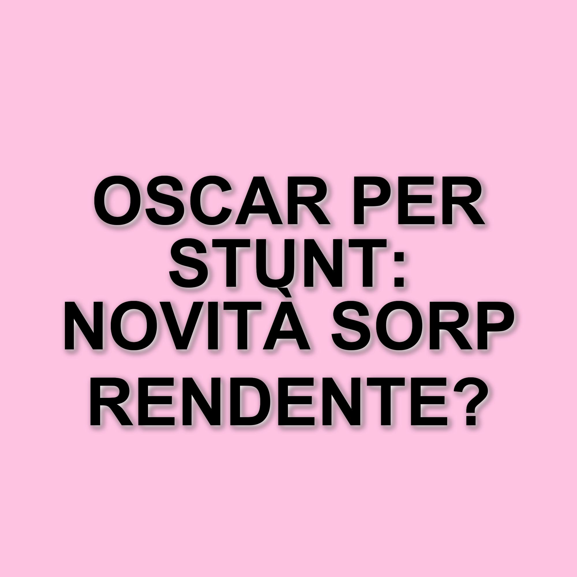 Oscar 2028: La nuova categoria dedicata agli stunt-man e i film preferiti