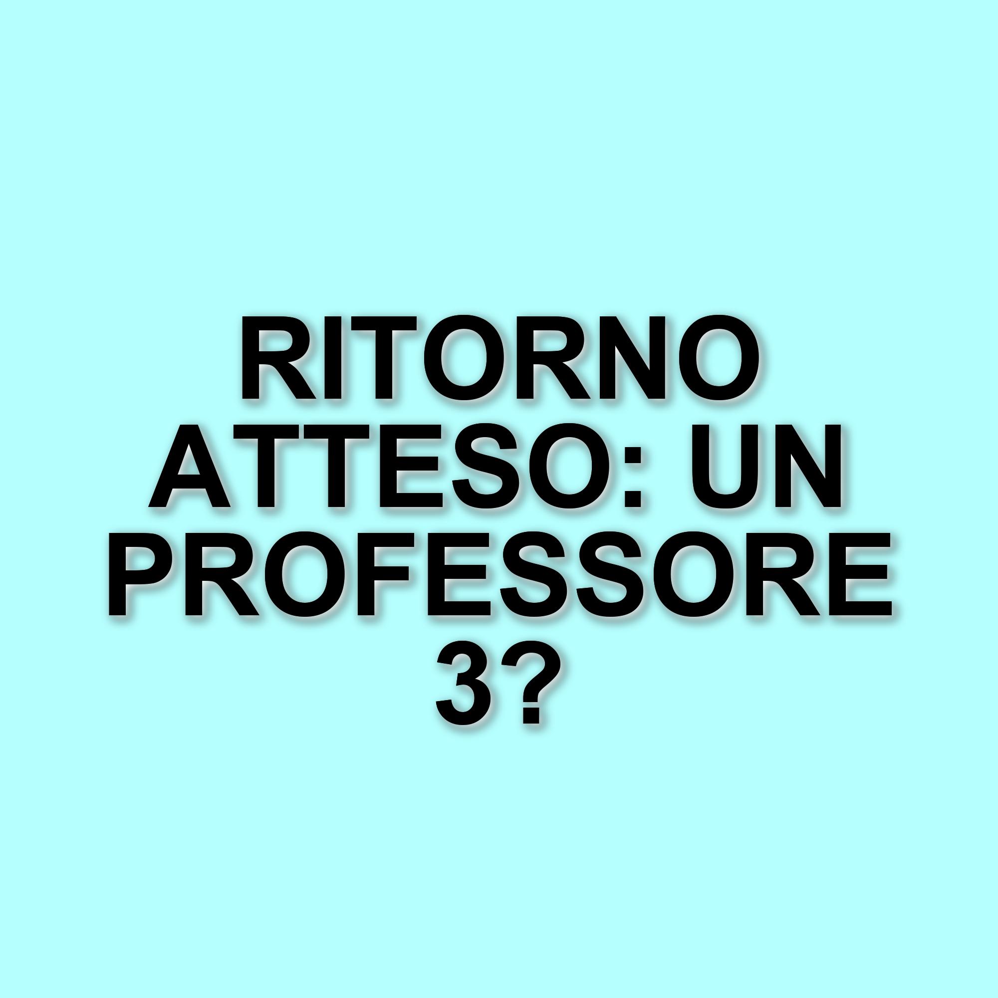 Un professore 3: il cast si arricchisce con nuovi volti e ritorni attesi