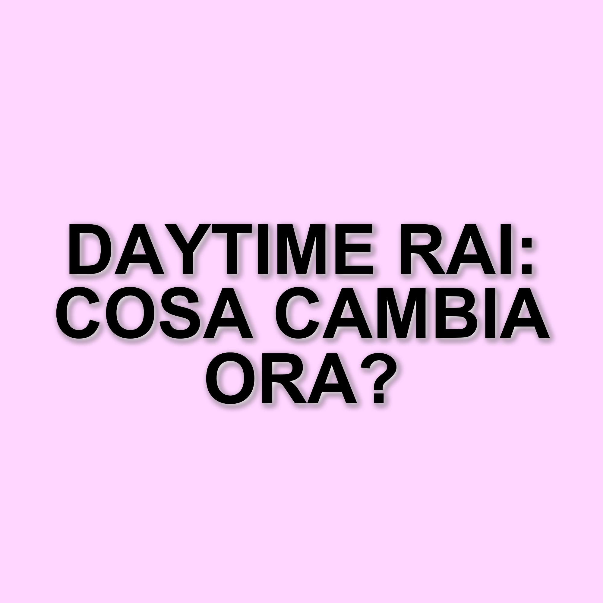 La Rai prolunga il daytime fino a giugno, ma Domenica In chiude in anticipo
