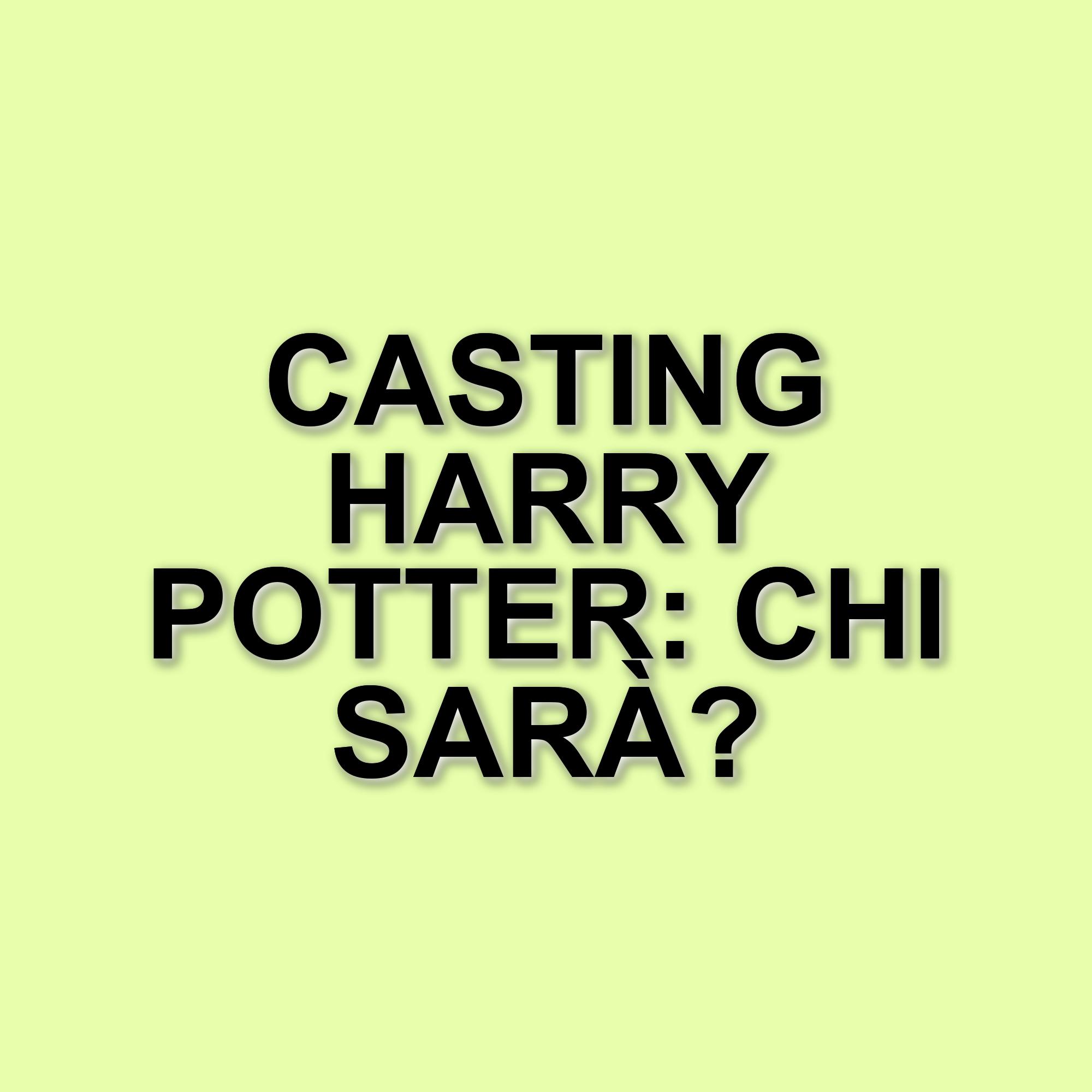 Aggiornamenti sul casting della serie tv di Harry Potter: attori adulti quasi confermati