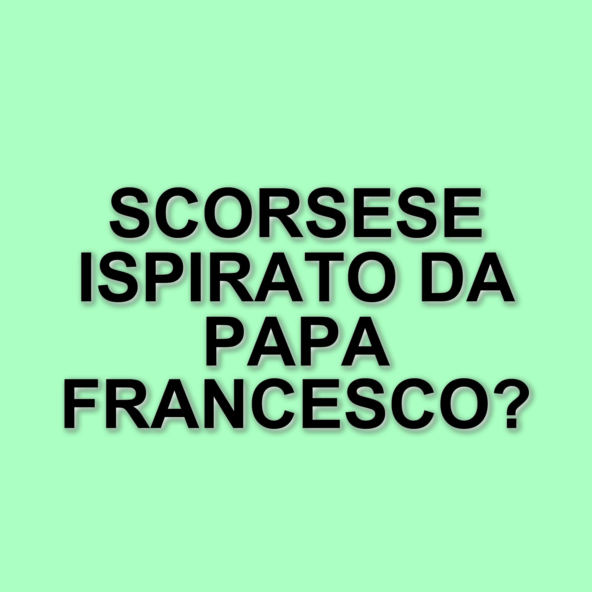 Martin Scorsese ricorda Papa Francesco: un tributo toccante del regista italo-americano