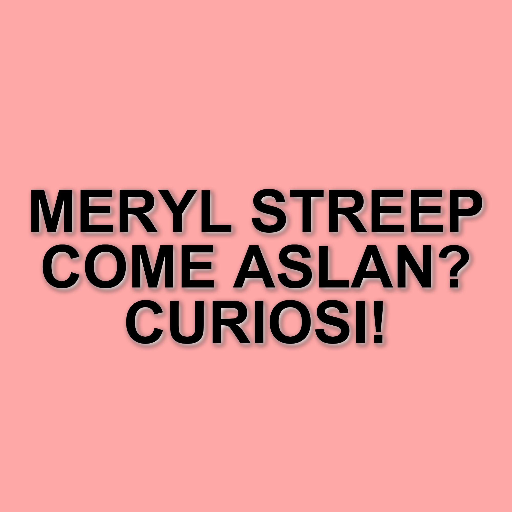 Meryl Streep in trattative per il ruolo di Aslan nel nuovo film di Narnia