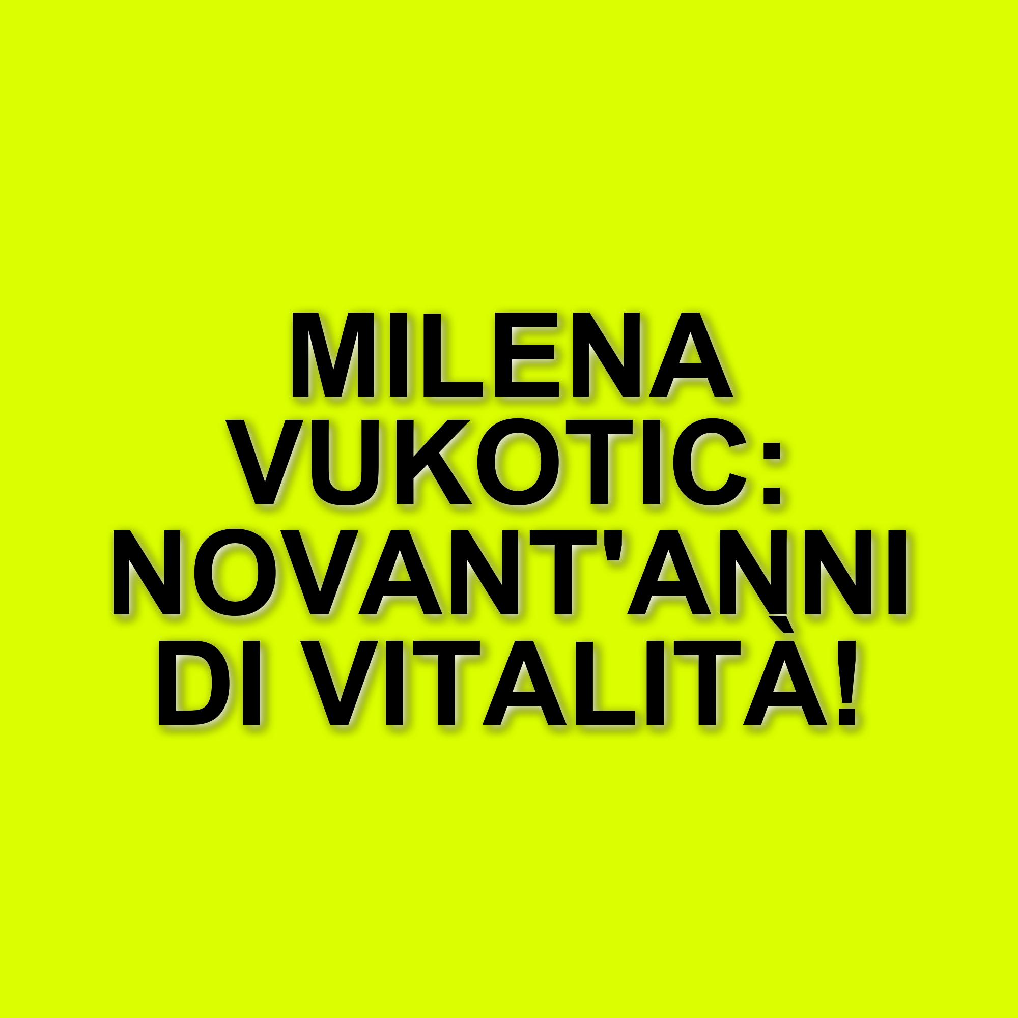 Milena Vukotic celebra i 90 anni sul palcoscenico con "Lezione d'amore" al Teatro Franco Parenti