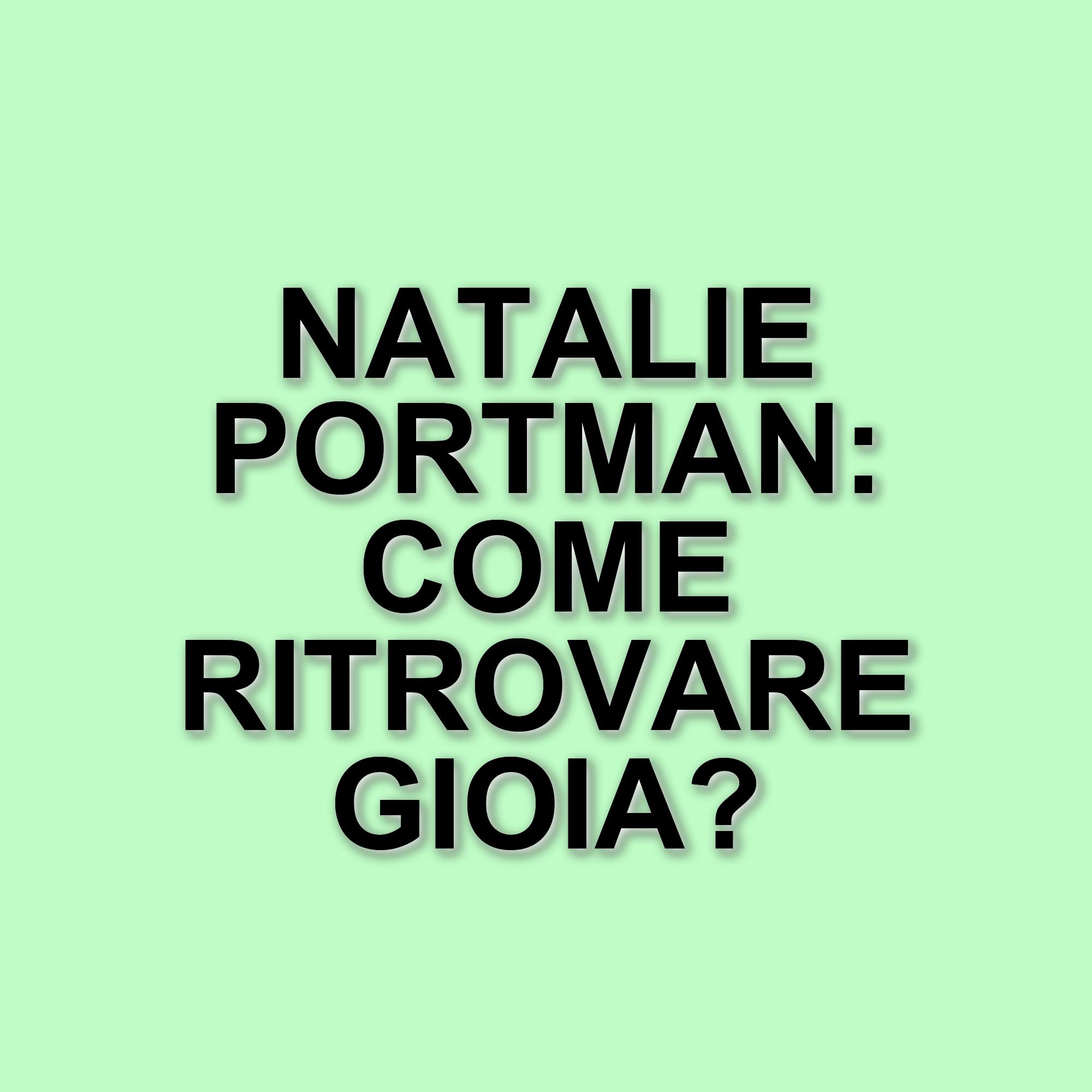 Natalie Portman parla del divorzio e dell'impatto sulla sua carriera cinematografica