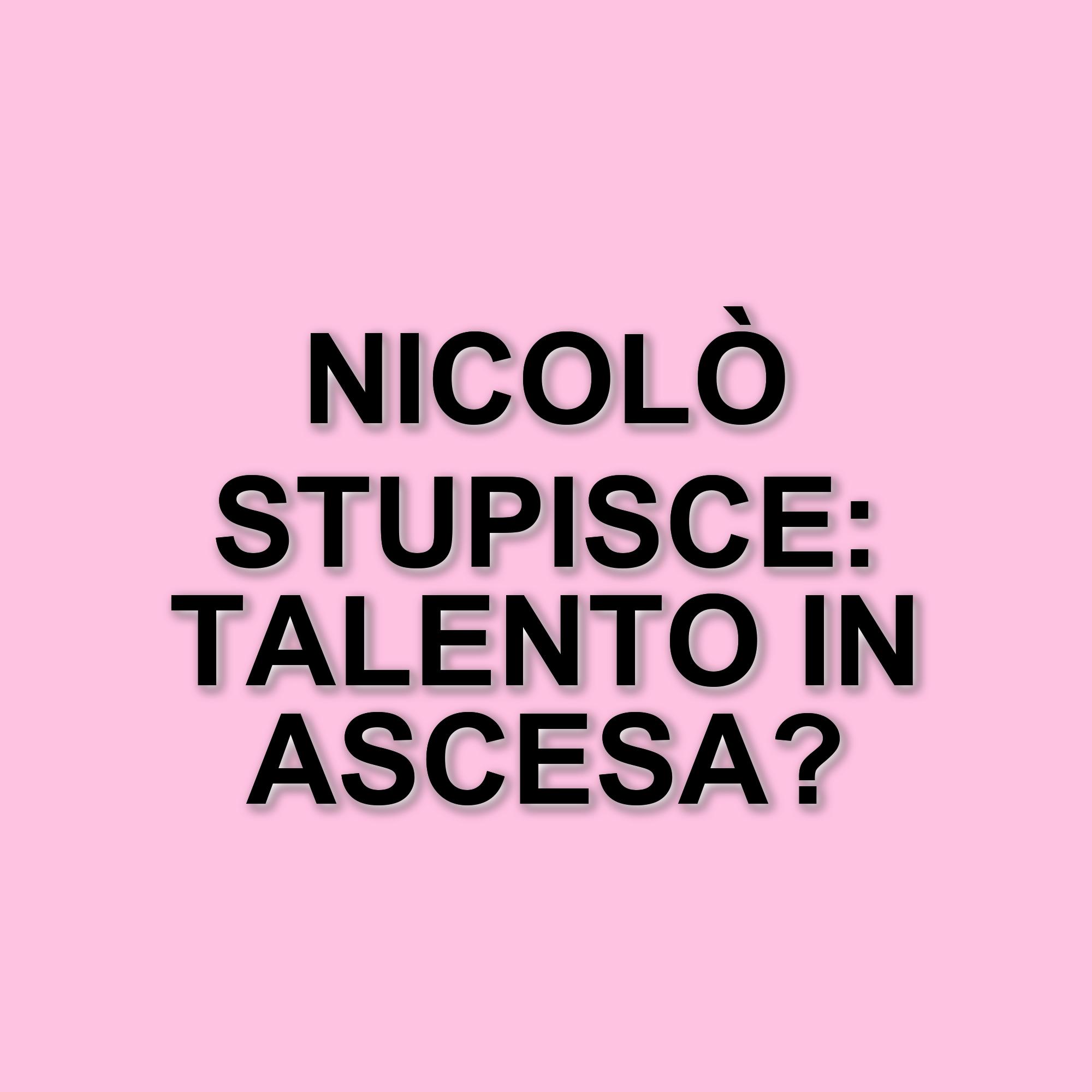 Nicolò Filippucci: il giovane talento di Amici di Maria De Filippi