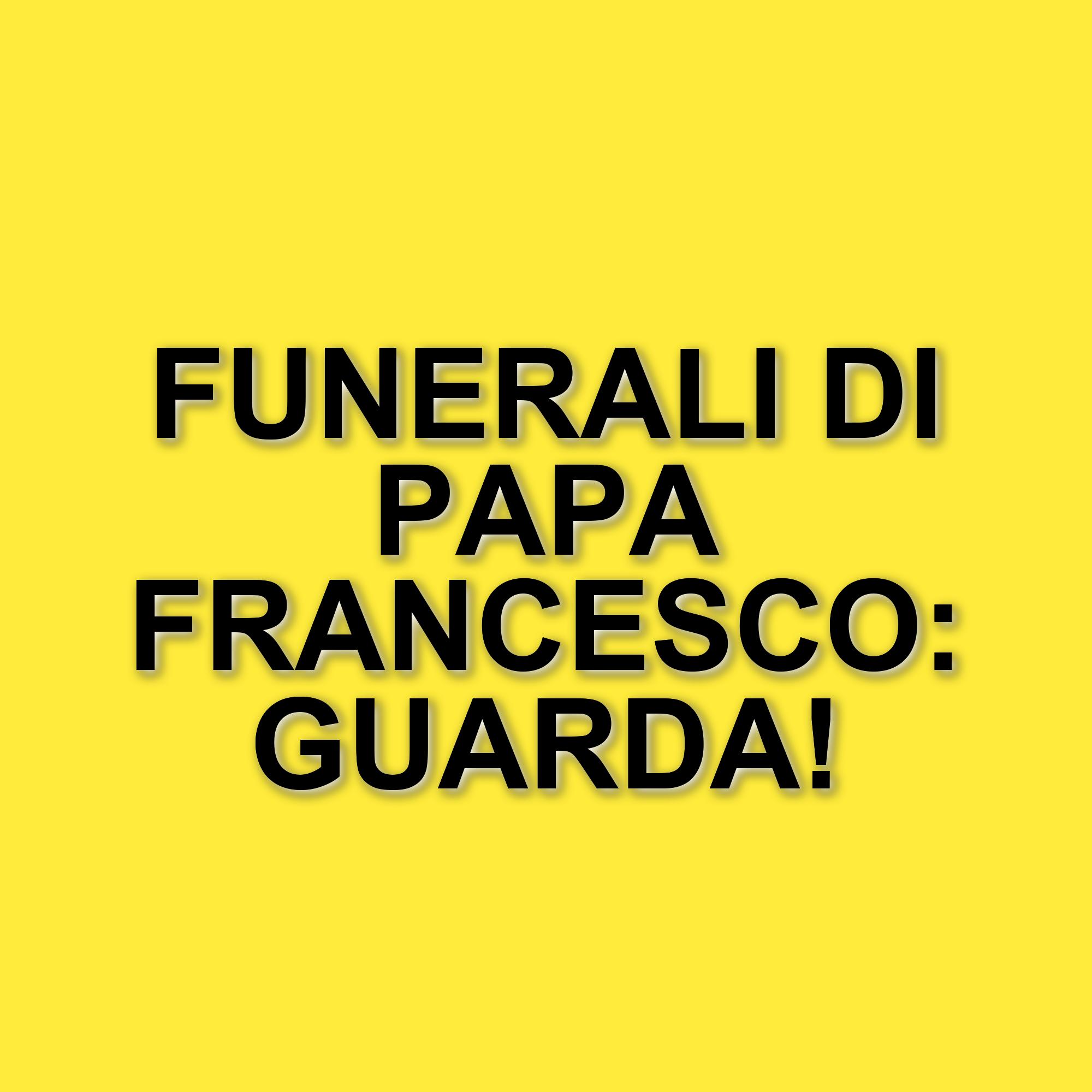 Funerali di Papa Francesco: Canale 5 trasmette in diretta l'evento storico con una programmazione speciale