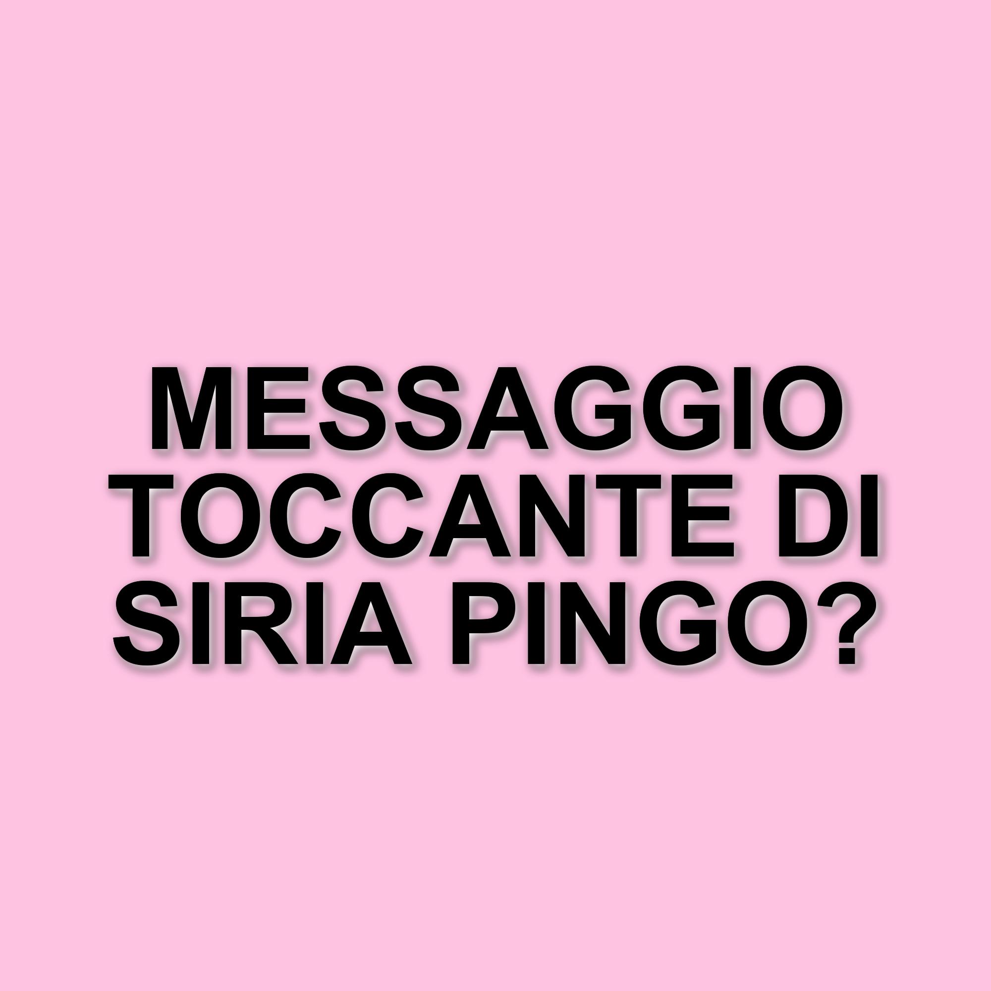 Siria Pingo di Temptation Island: un messaggio di vulnerabilità e introspezione su Instagram