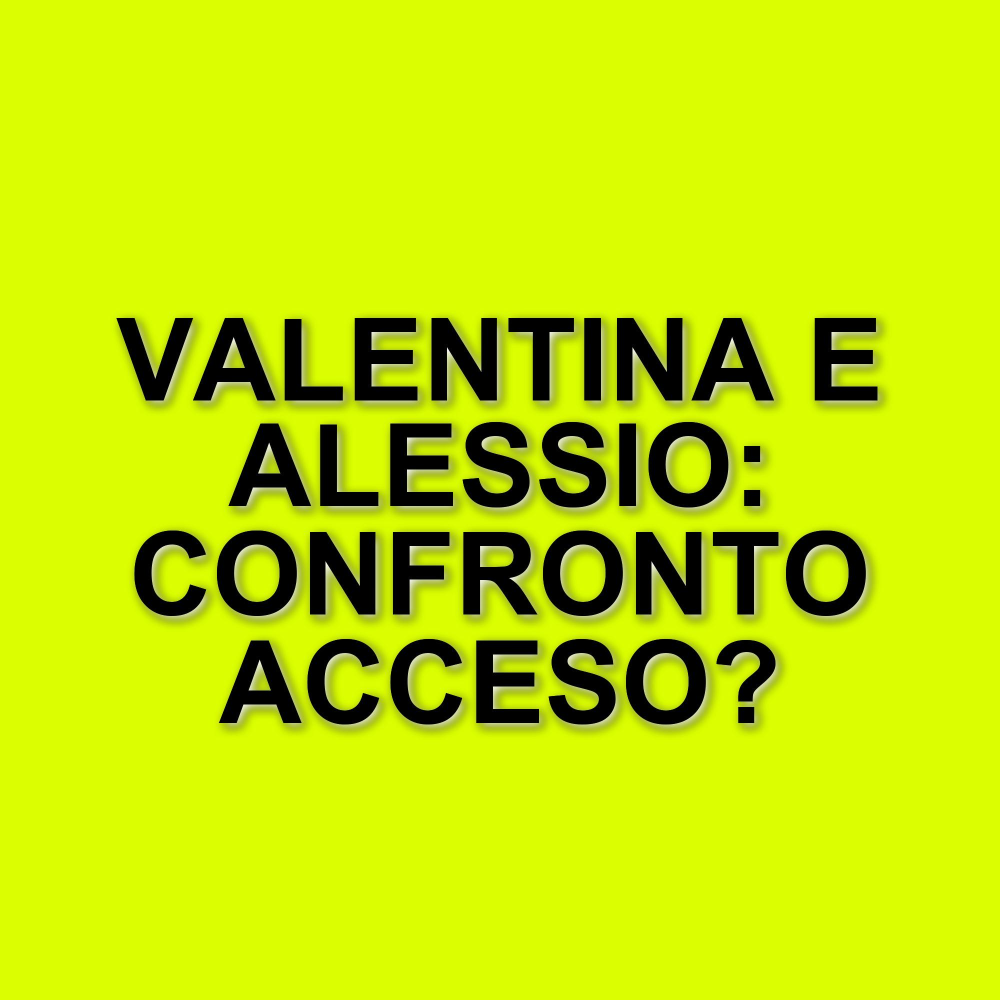 Scontro tra Alessio e Valentina nella puntata di Uomini e Donne del 28 aprile 2025
