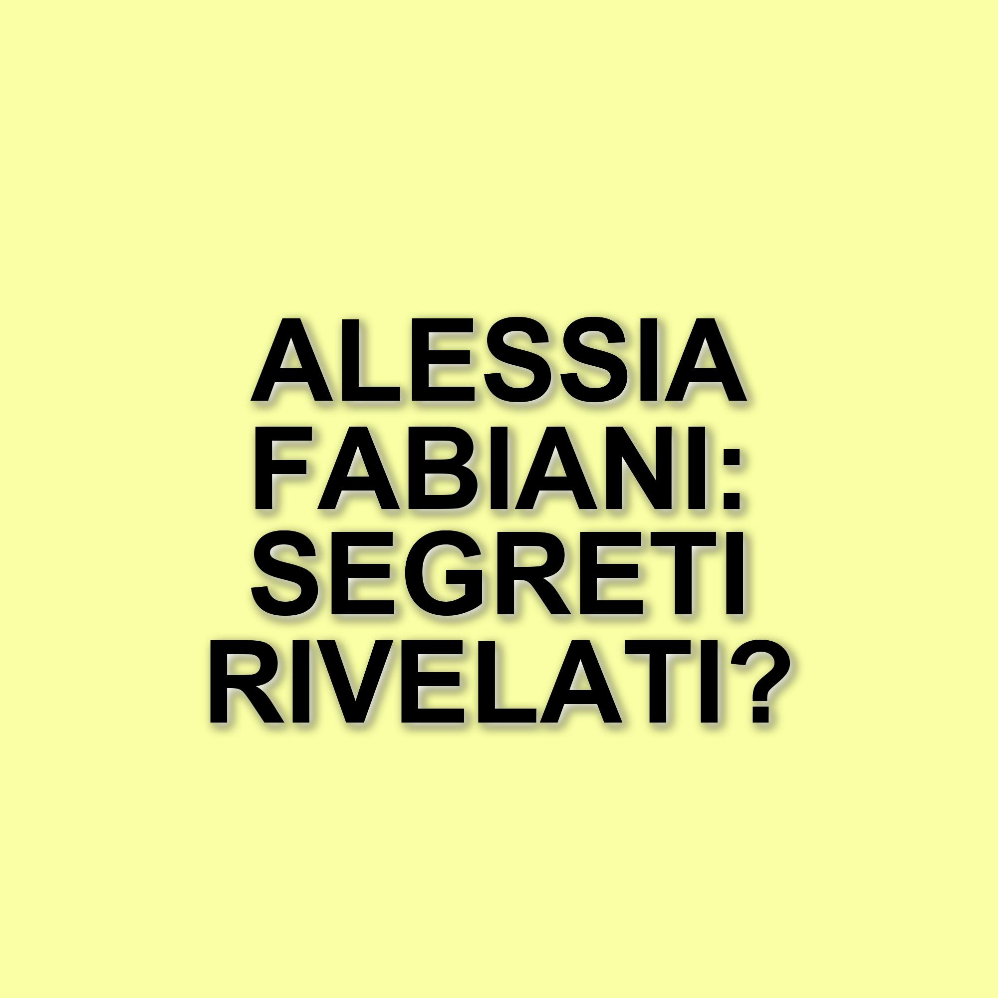 Alessia Fabiani: La naufraga di L'Isola dei Famosi e la sua carriera nel mondo dello spettacolo