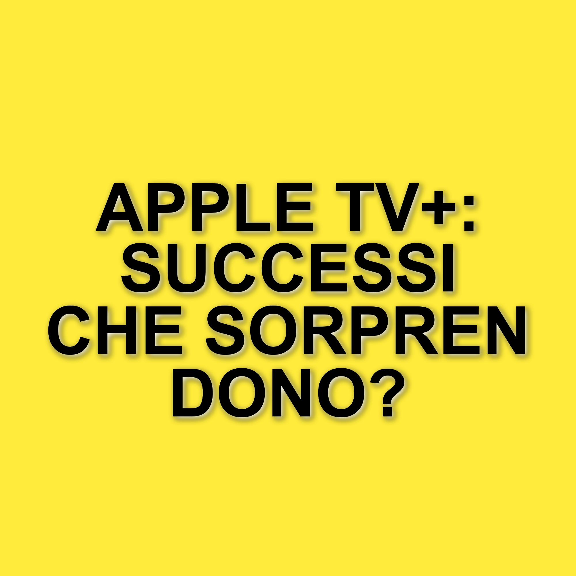 Cresce l'interesse per Apple TV+: ecco cinque serie da non perdere