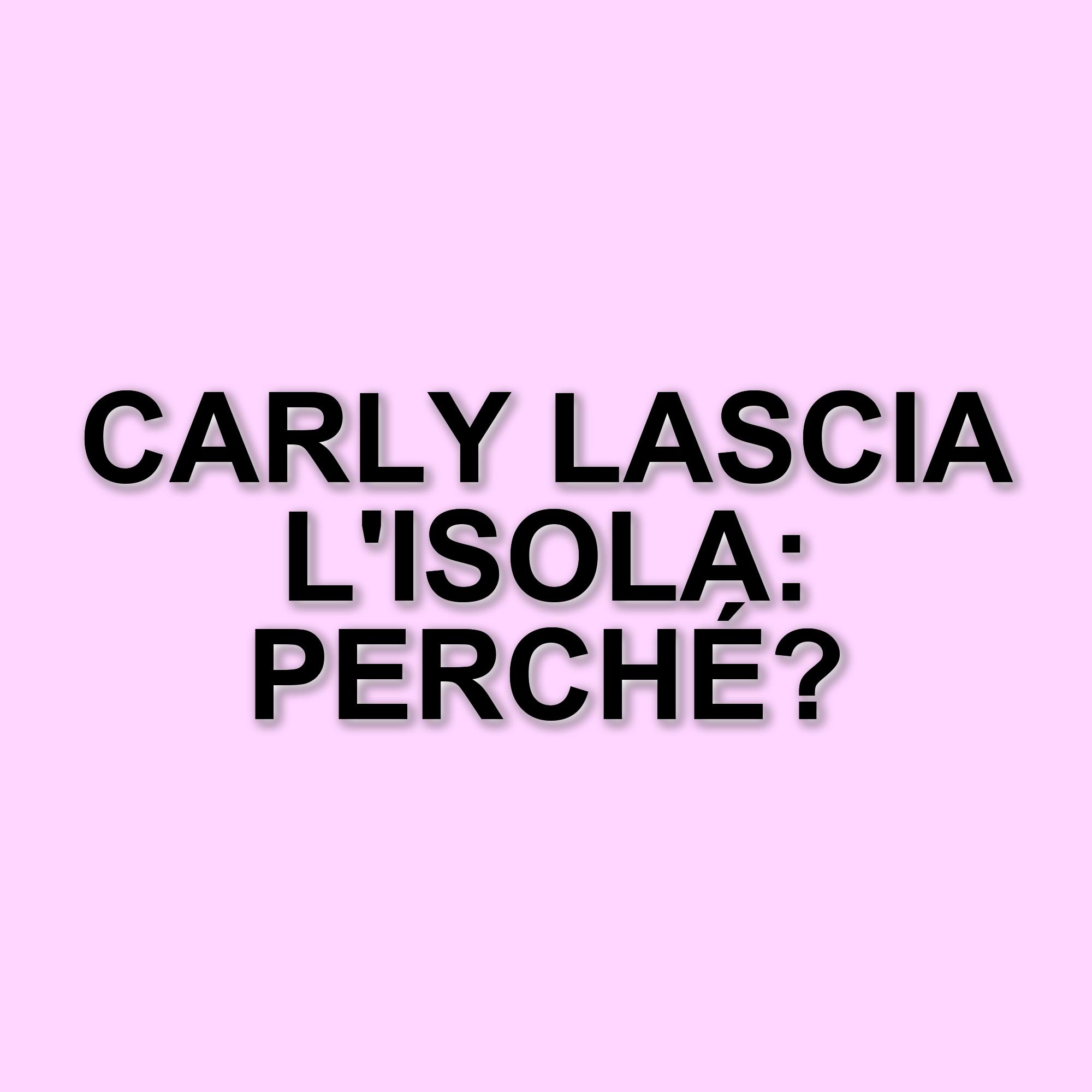 Carly Tommasini lascia L’Isola dei Famosi 2025: il ritiro per motivi di salute