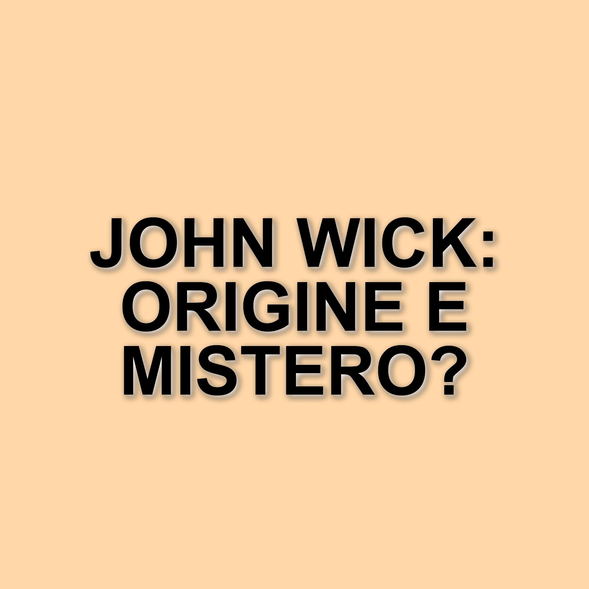 Nuovo film animato di John Wick: un prequel che esplora le origini della leggenda