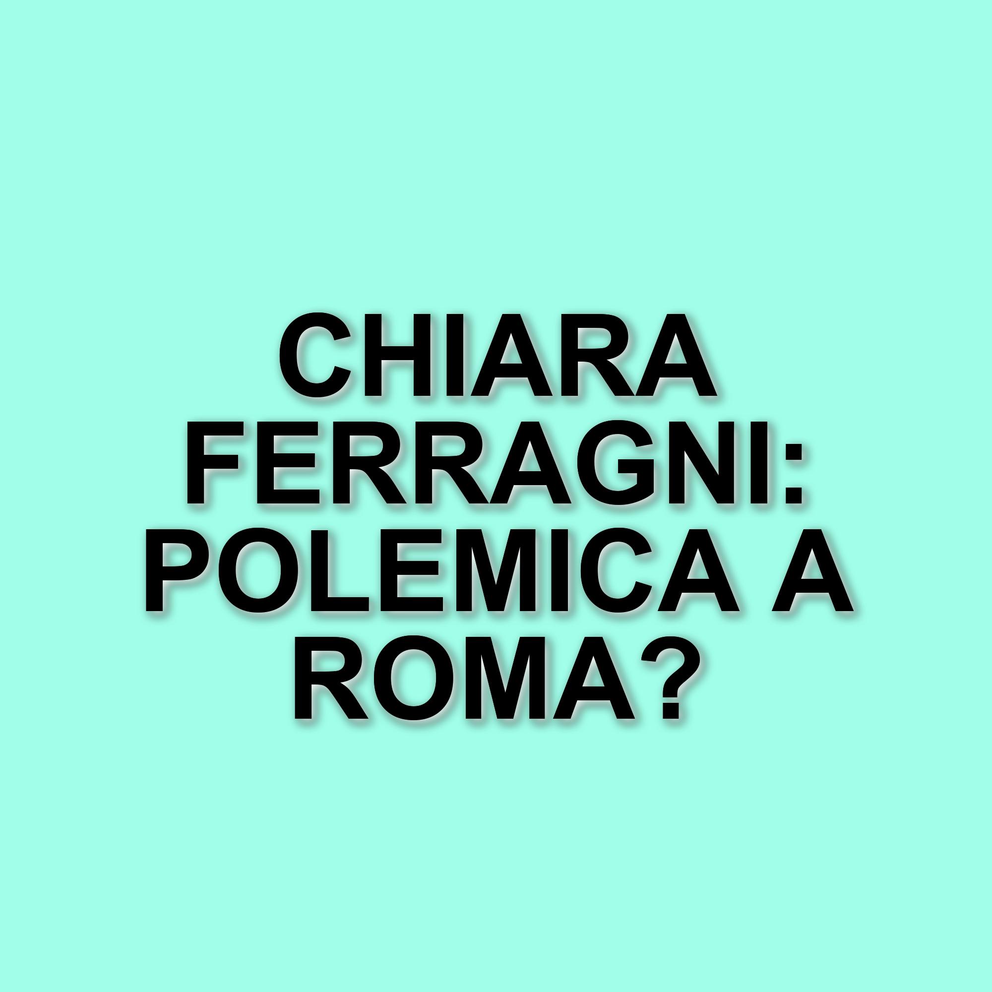 Chiara Ferragni in conflitto con l'inviato di Pomeriggio Cinque durante un evento a Roma