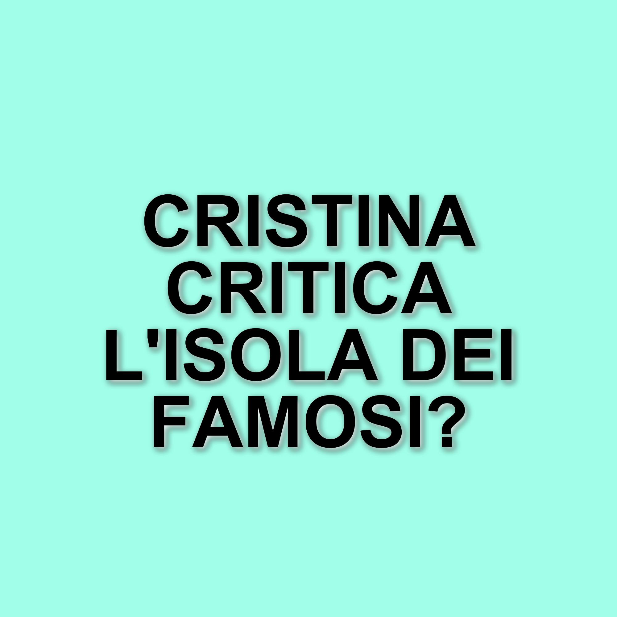 Cristina Plevani all'Isola dei Famosi 2025: il dibattito sulle dinamiche dei reality show