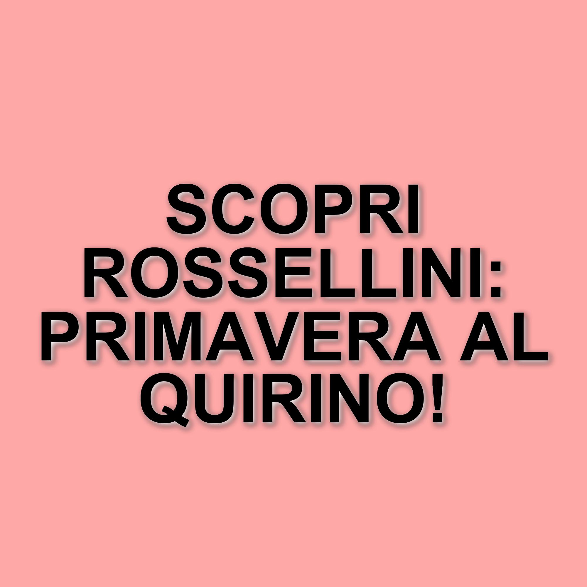 Retrospettiva su Roberto Rossellini: "Tornerà la primavera" celebra gli 80 anni di Roma Città Aperta