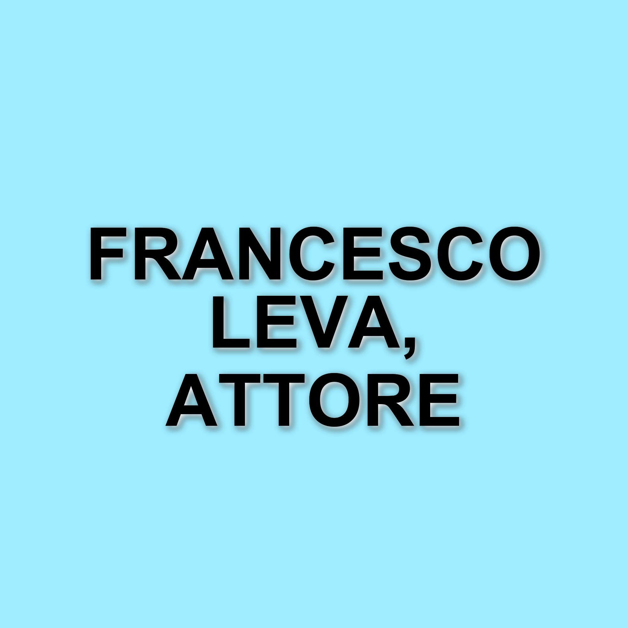 Francesco Di Leva: L'arte come strumento di salvezza e crescita personale