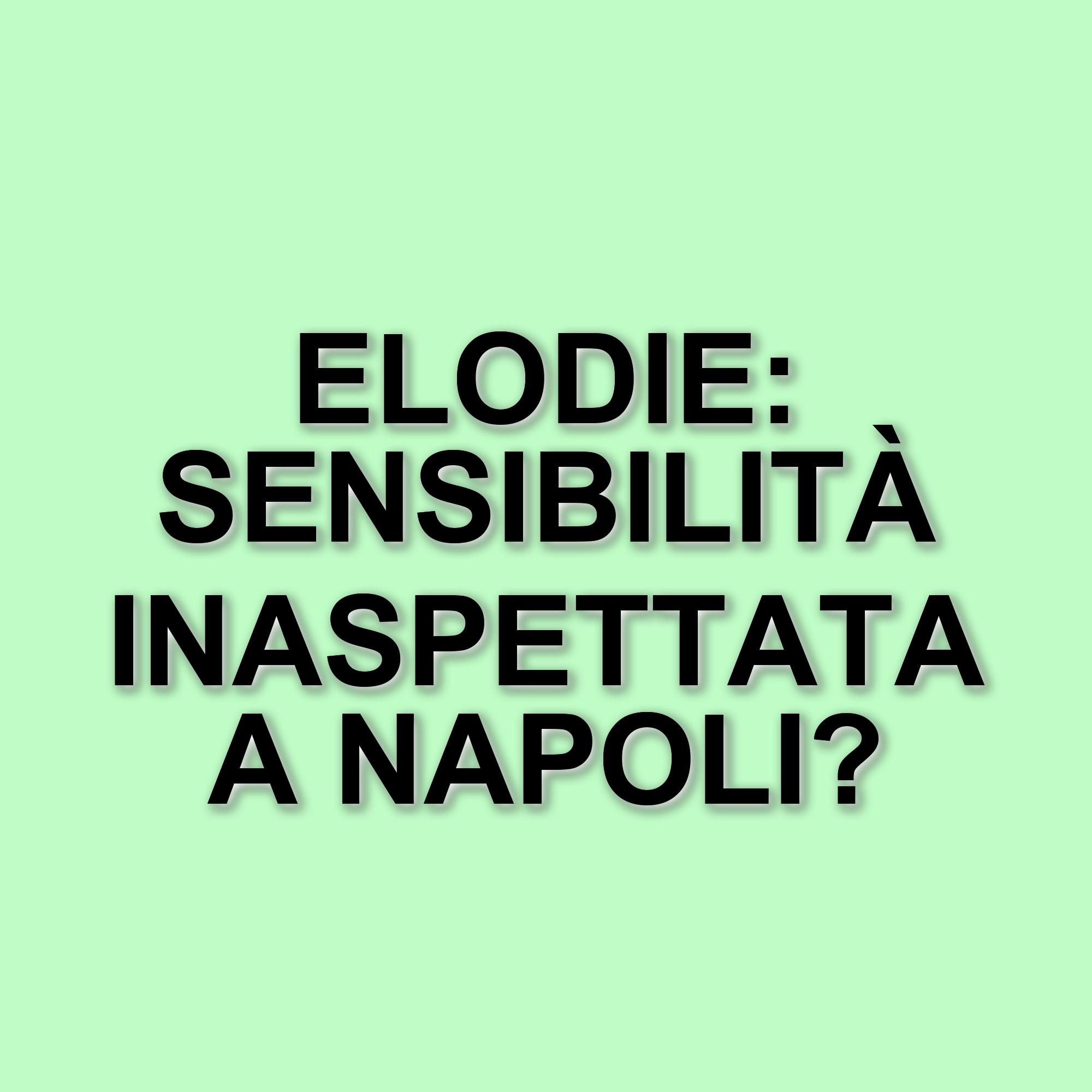 Elodie in visita a Napoli: un incontro speciale interrotto da un momento di tensione