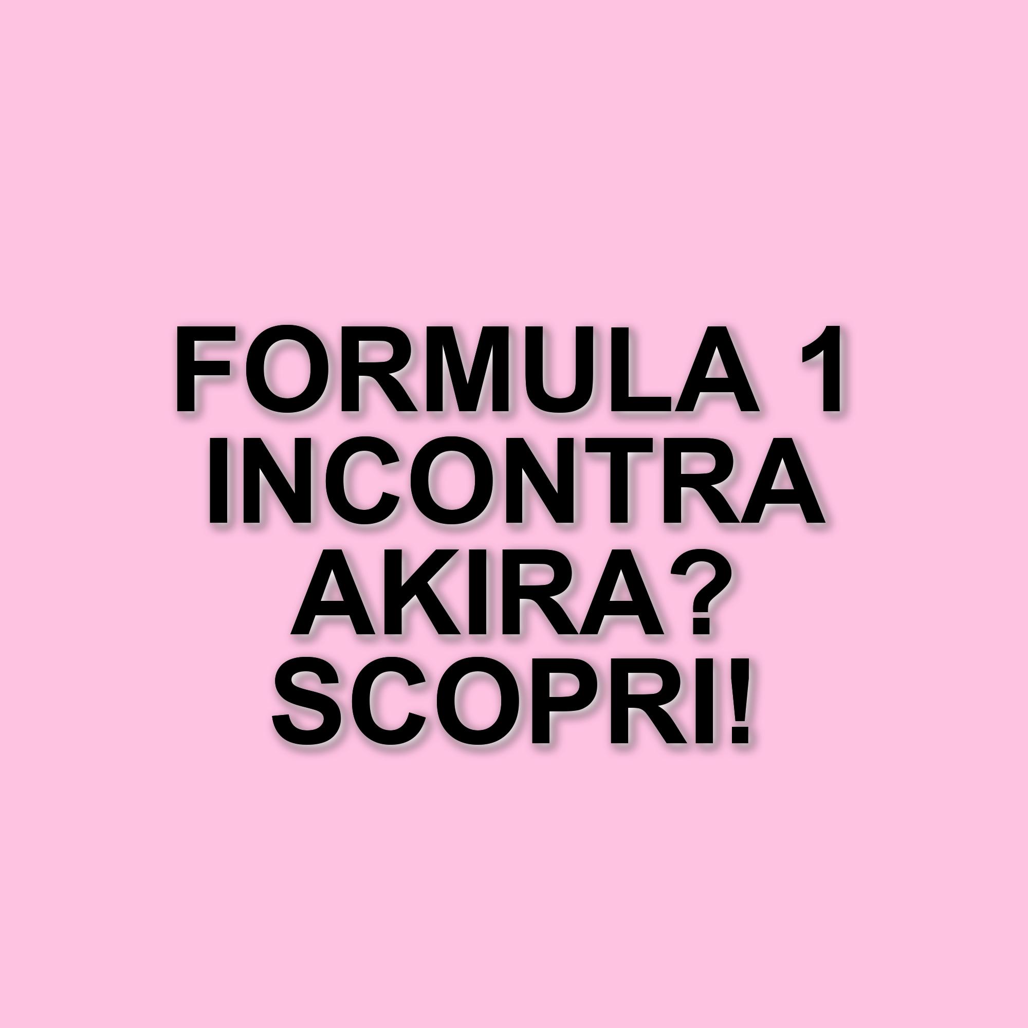 Formula 1: il nuovo film di Brad Pitt omaggia Akira con un poster iconico
