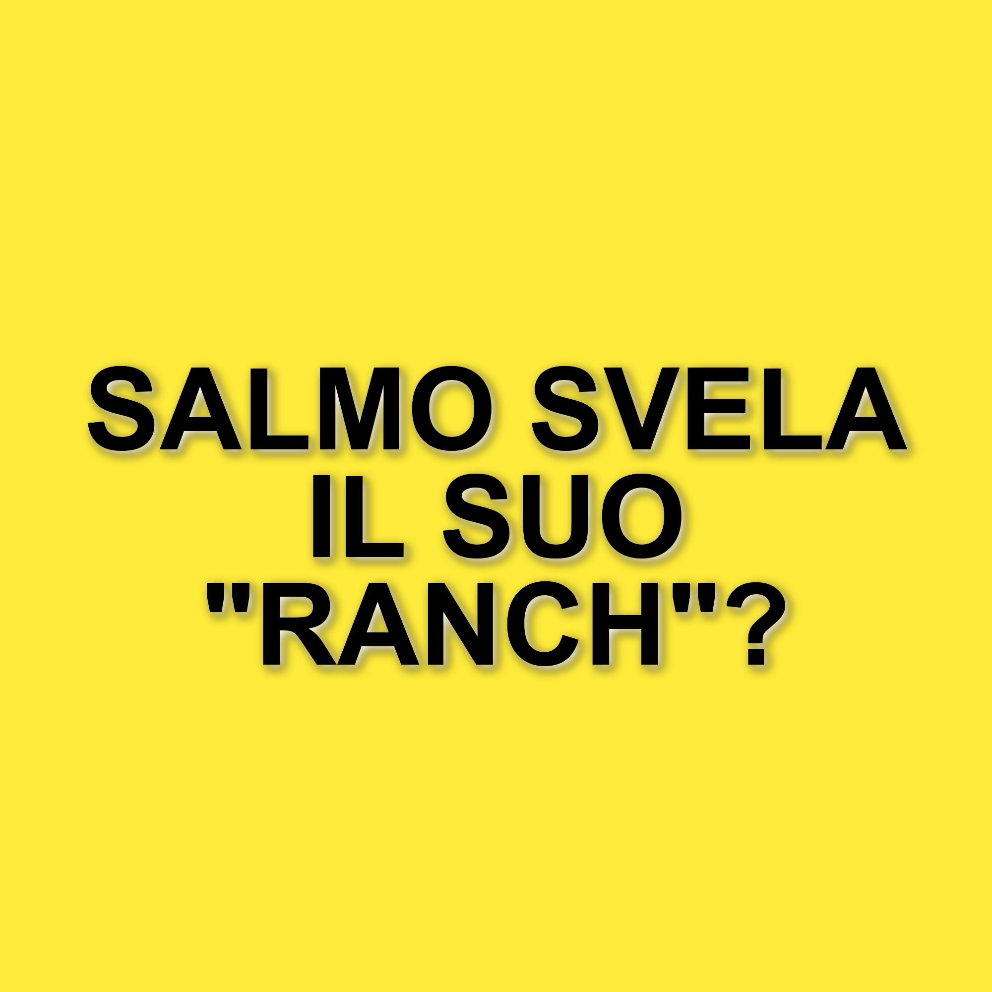 Salmo presenta 'Ranch': un album che segna un nuovo capitolo nella sua carriera musicale