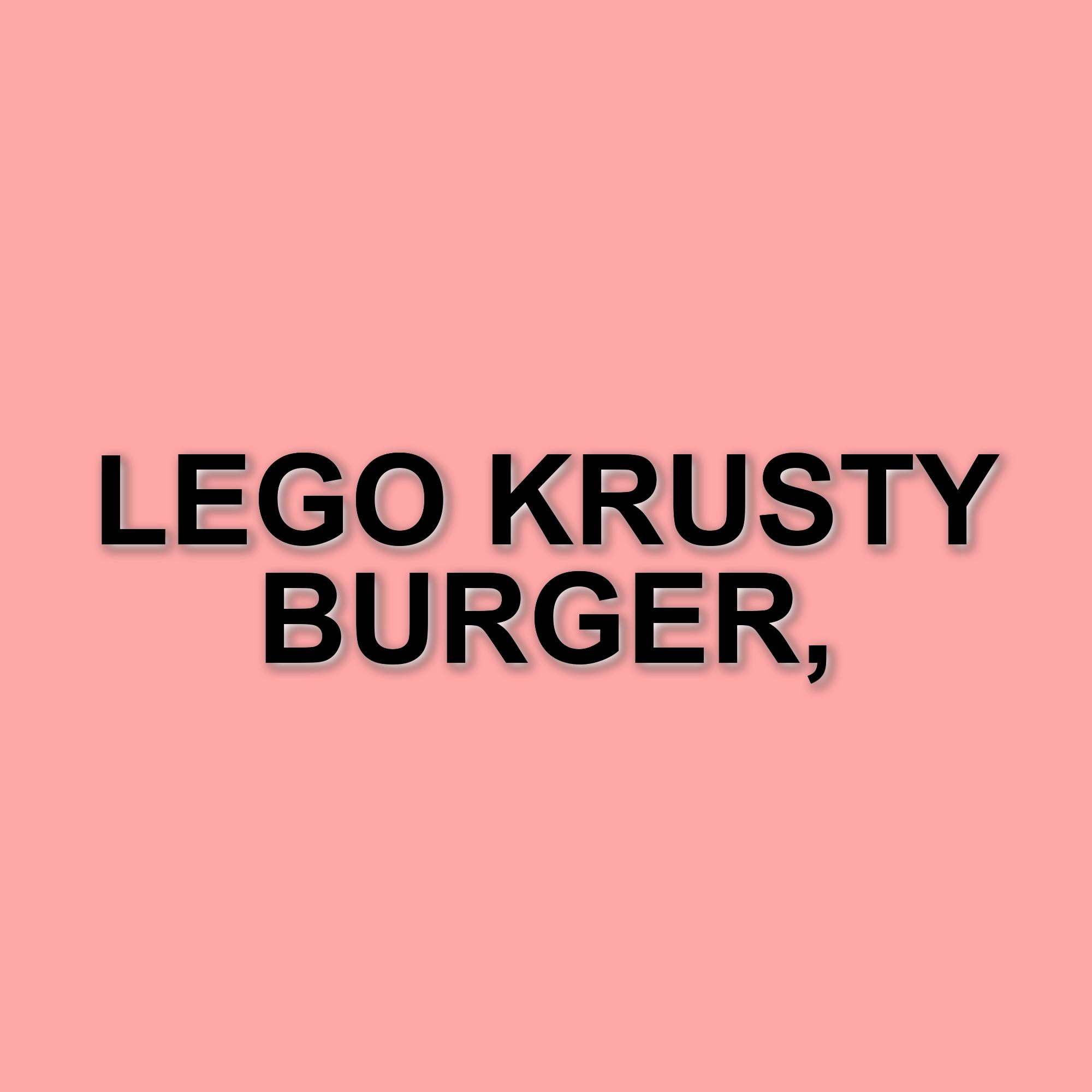 Il nuovo set LEGO di Krusty Burger: un omaggio ai fan de I Simpson in arrivo a giugno