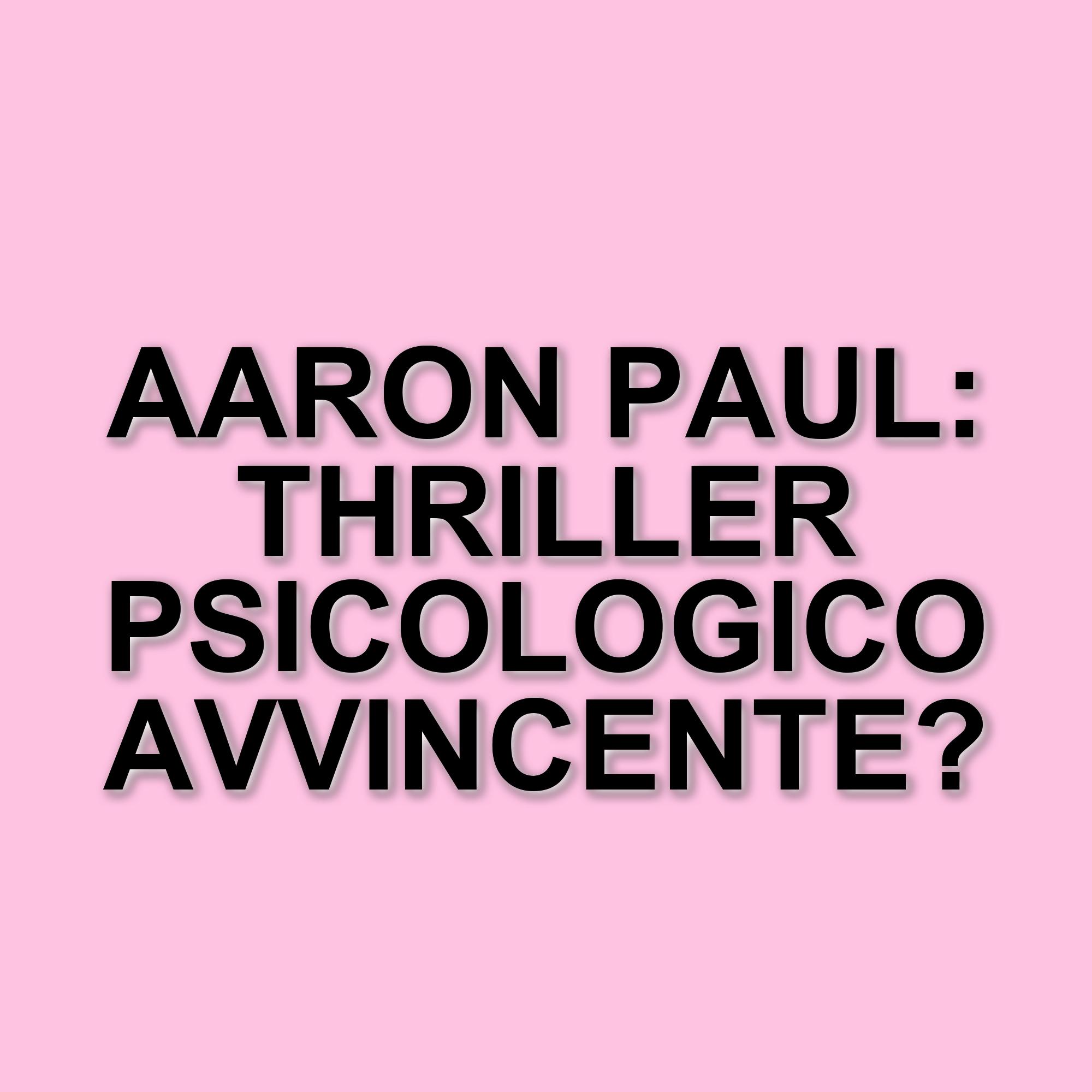James McTeigue torna al cinema con il thriller psicologico The Midnight Pool, protagonista Aaron Paul
