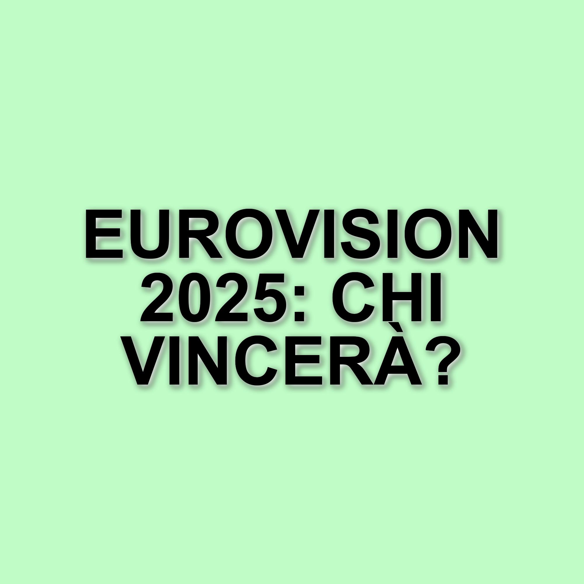 Eurovision 2025: La prima semifinale su Rai 2 sfida Maria Corleone 2 su Canale 5
