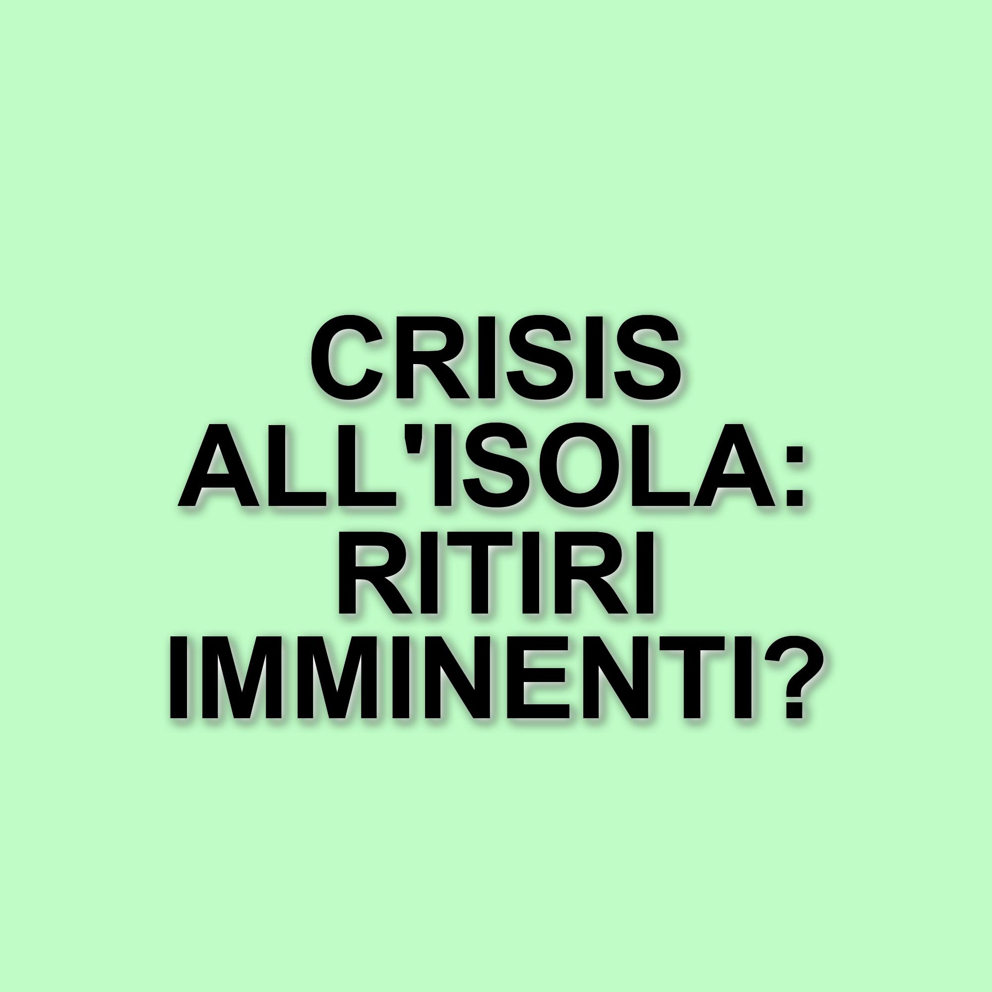 Isola dei famosi: ritiri in aumento e nuovi naufraghi in arrivo per rimediare alla situazione
