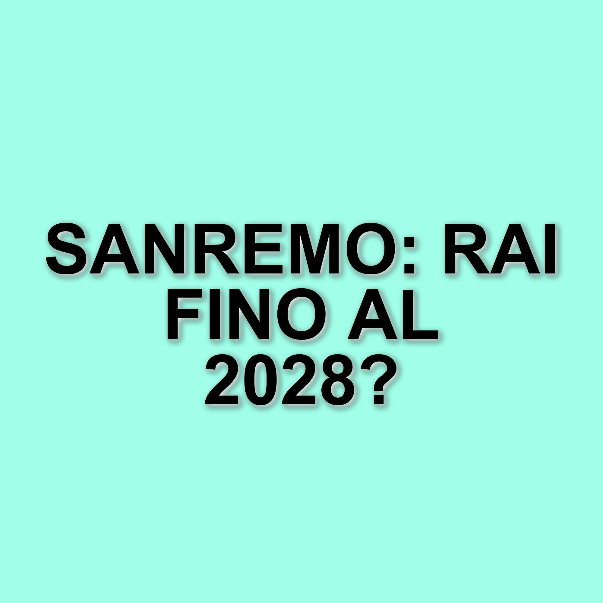 Il festival di Sanremo resta su Rai: bando scaduto e conferma della messa in onda
