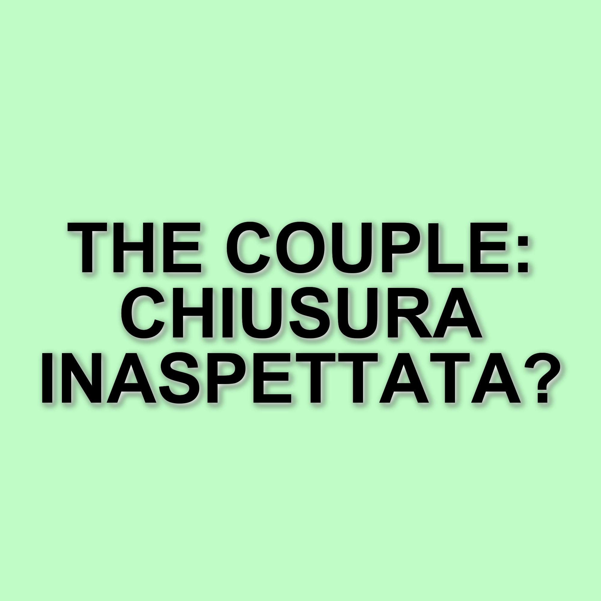 La chiusura inaspettata di The Couple: reazioni e conseguenze per i concorrenti