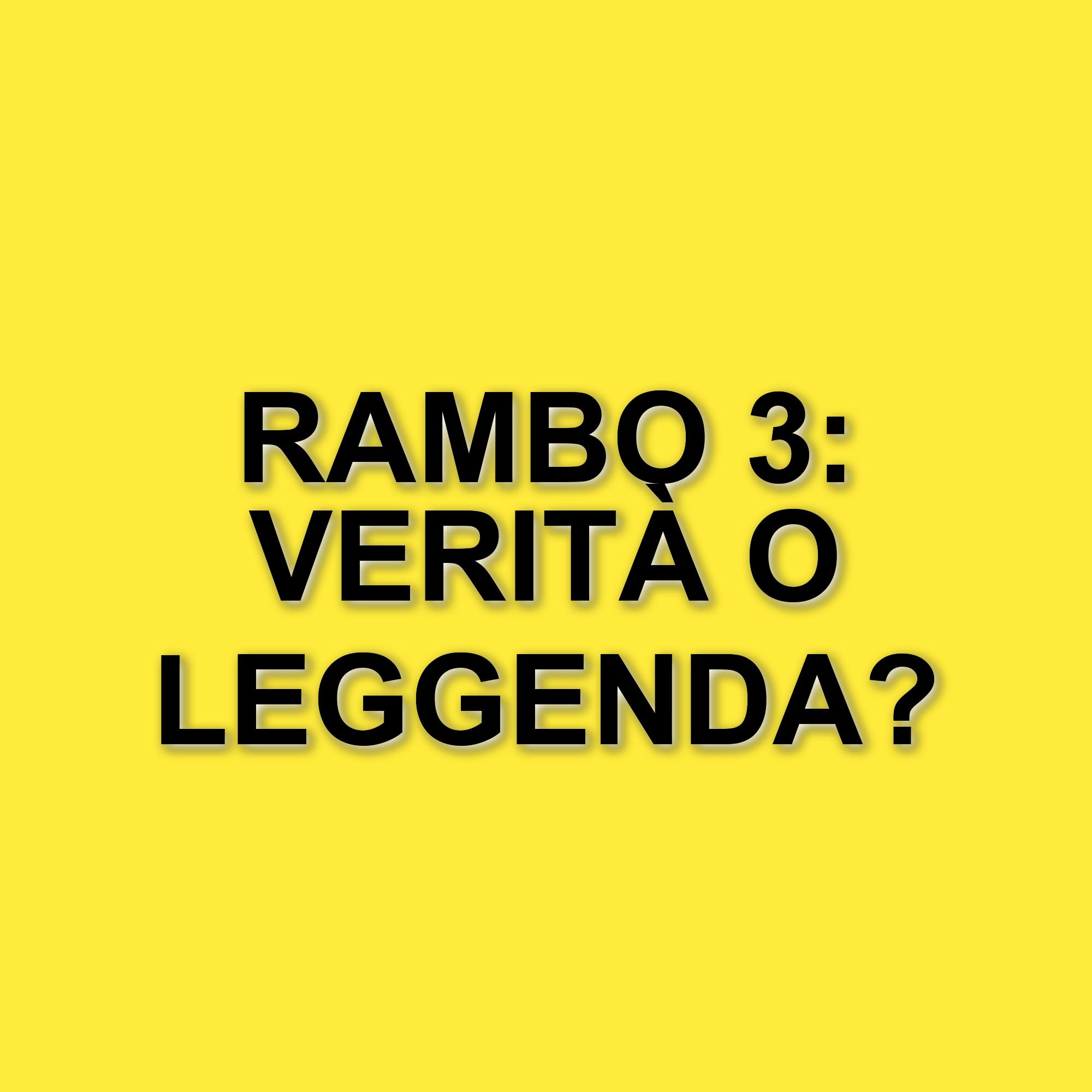 Rambo 3: la leggenda metropolitana che collega il film a Osama Bin Laden
