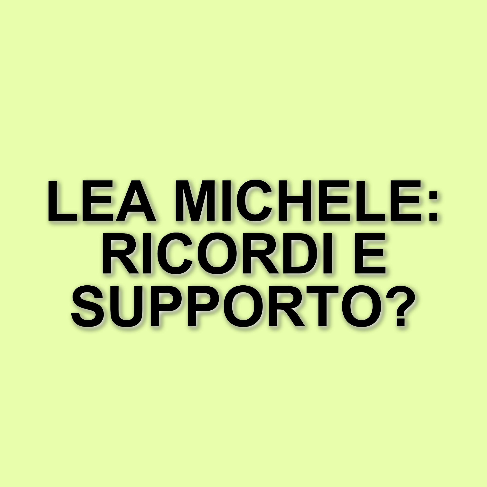 Lea Michele ricorda Cory Monteith: il dolore e il supporto del cast di Glee