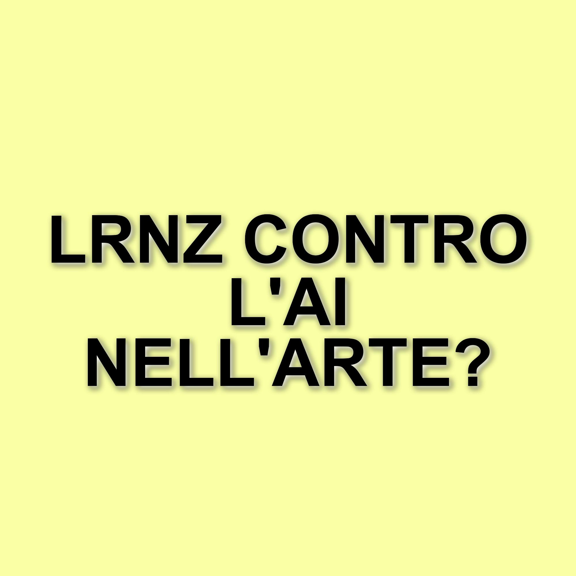 Lorenzo Ceccotti: L'artista contro l'abuso dei dati nell'era dell'intelligenza artificiale