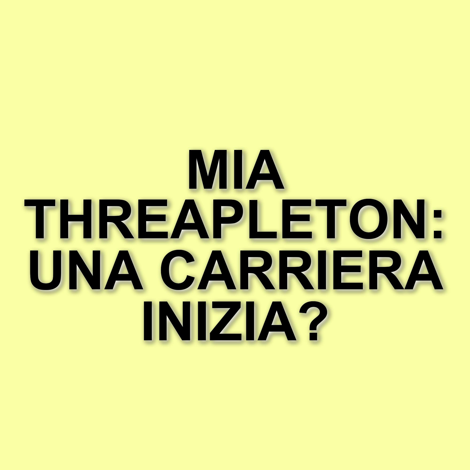 La carriera di attrice di Mia Threapleton: i consigli di Kate Winslet e l'importanza dell'impegno