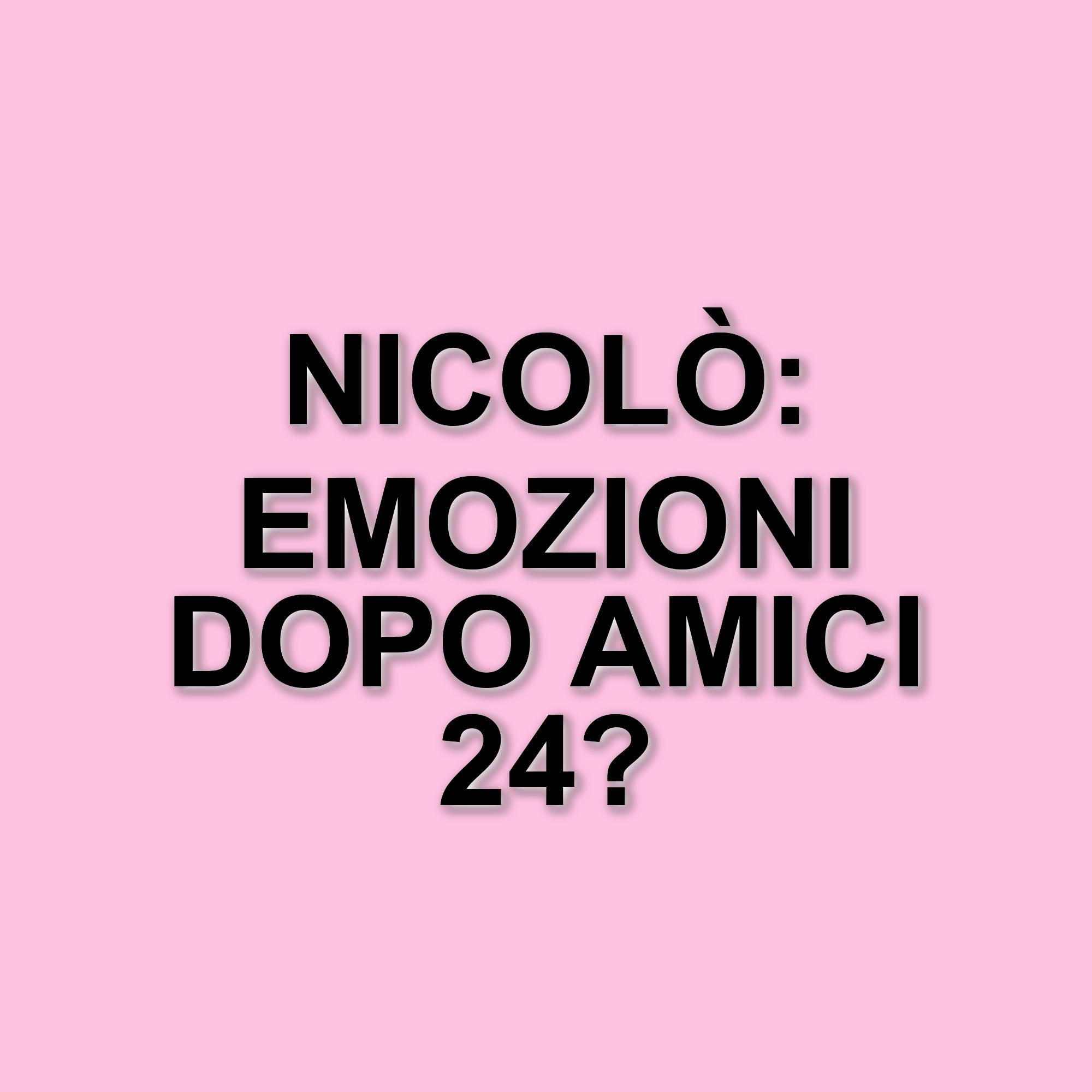 Nicolò Filippucci racconta la sua esperienza ad Amici 24: emozioni e legami speciali