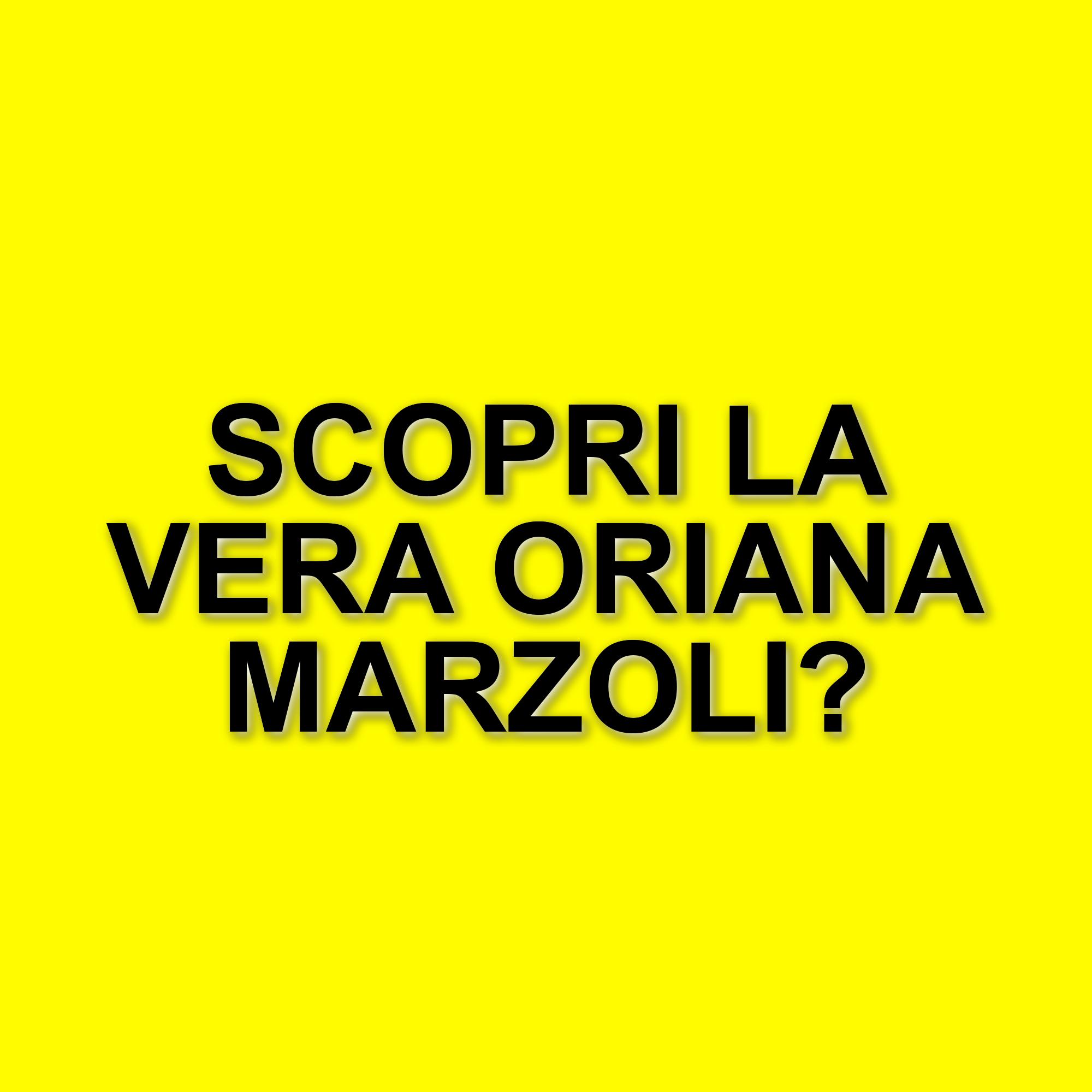 Oriana Marzoli protagonista di un documentario sulla sua vita: tutti i dettagli