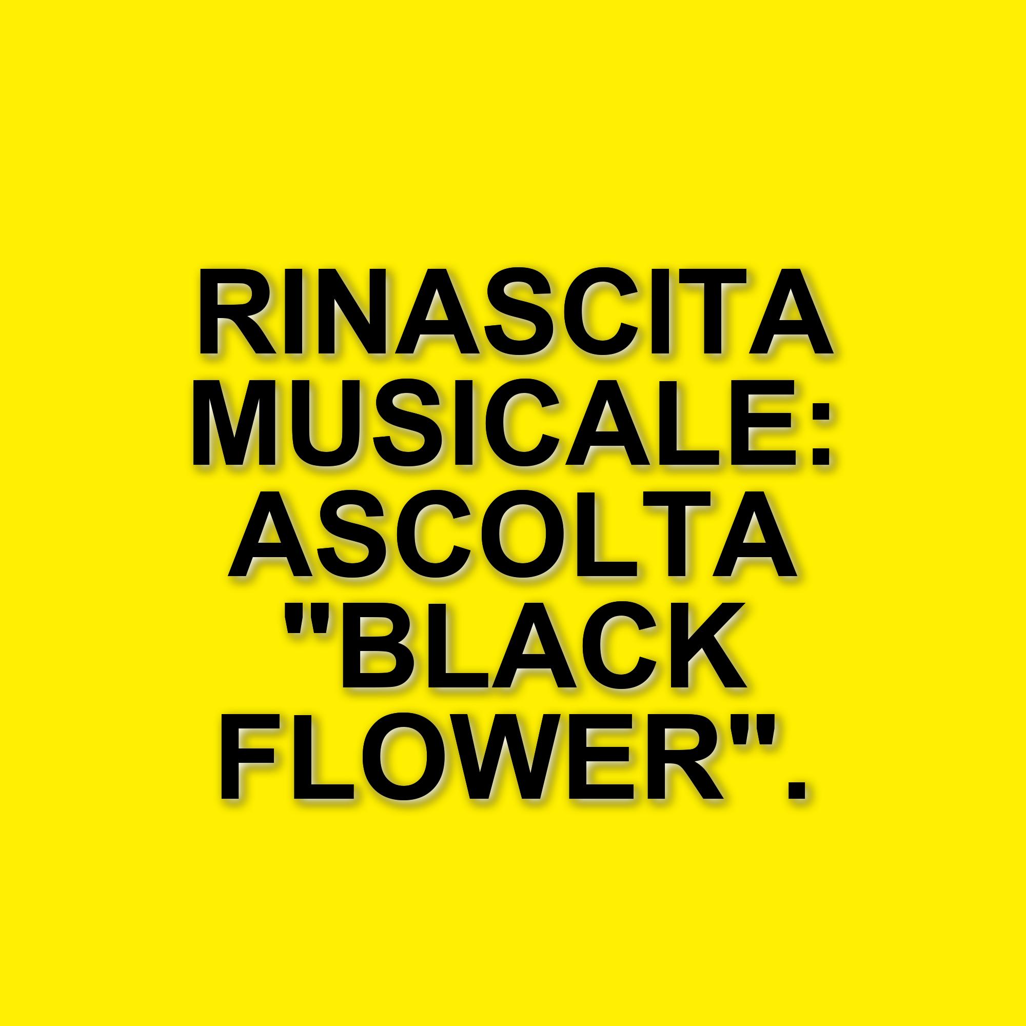 La rinascita di Black Flower: il racconto di Sacrane e il potere della musica
