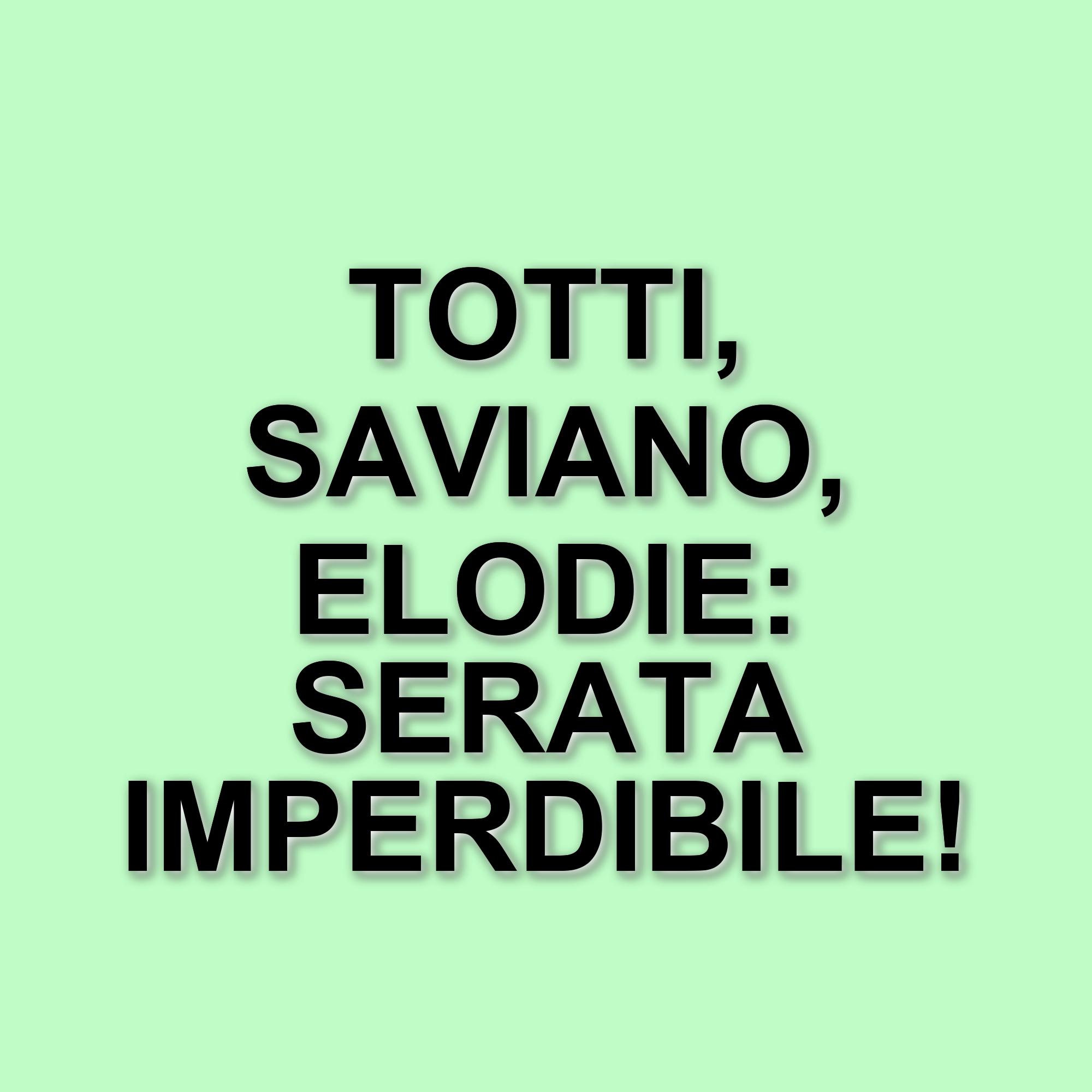 Stasera a Che tempo che fa: Totti, Saviano ed Elodie tra gli ospiti di Fabio Fazio